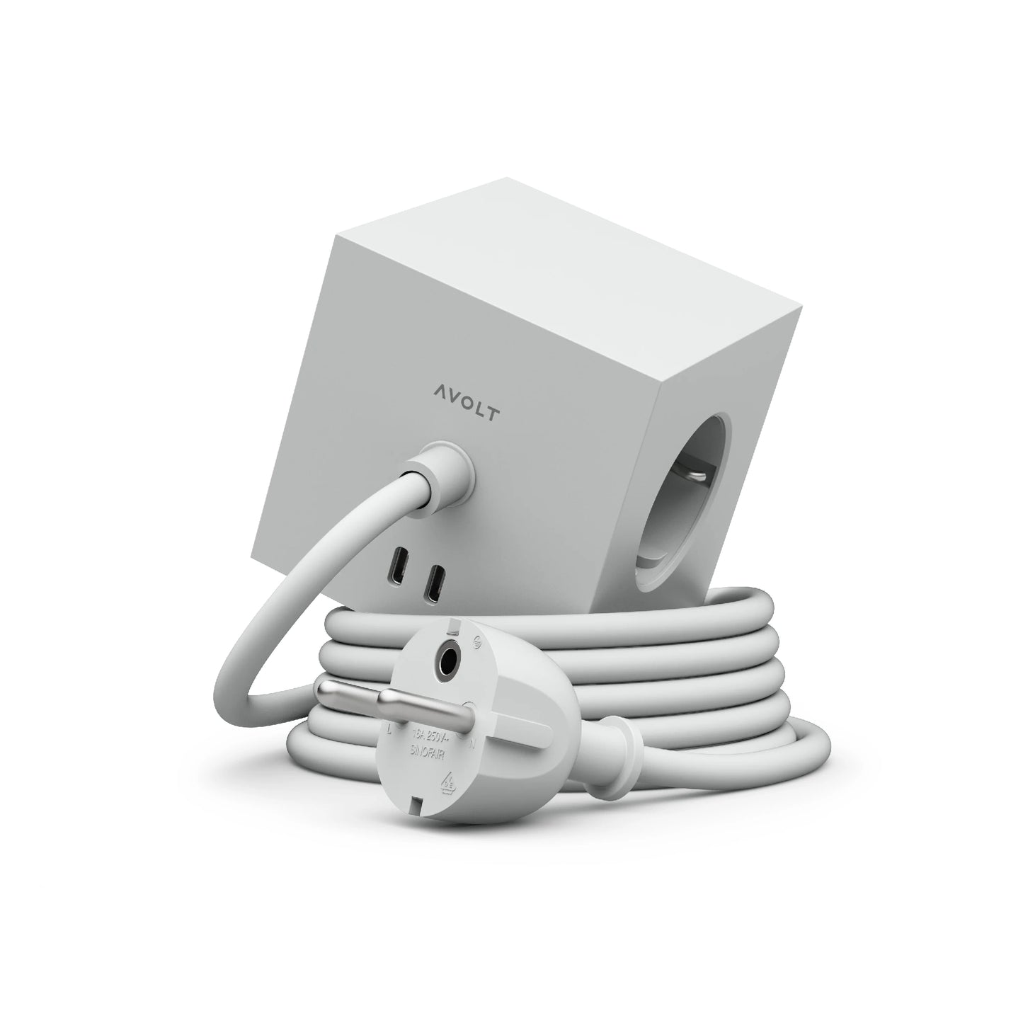 Avolt Square 1 Skjøteledning USB-C 3M (30W), Gotland Grey