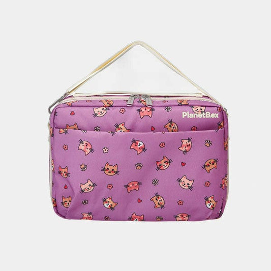 PlanetBox Adventurer Insulated Lunch Bag, Cats Meow