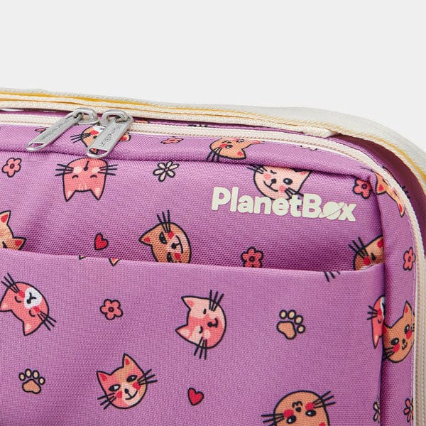 PlanetBox Adventurer Insulated Lunch Bag, Cats Meow