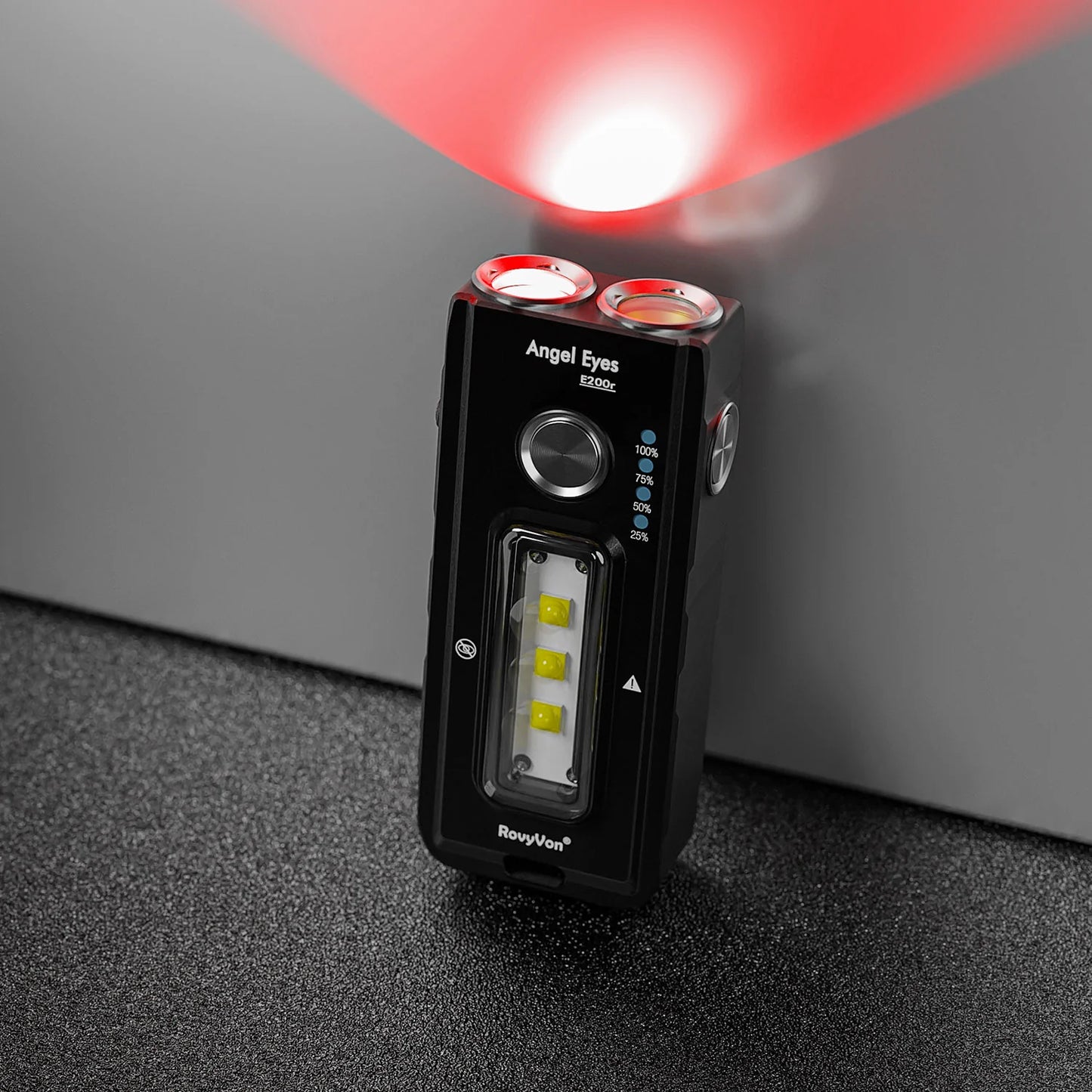 RovyVon Angel Eyes E200R Series Multifunction Work Flashlight 6500K