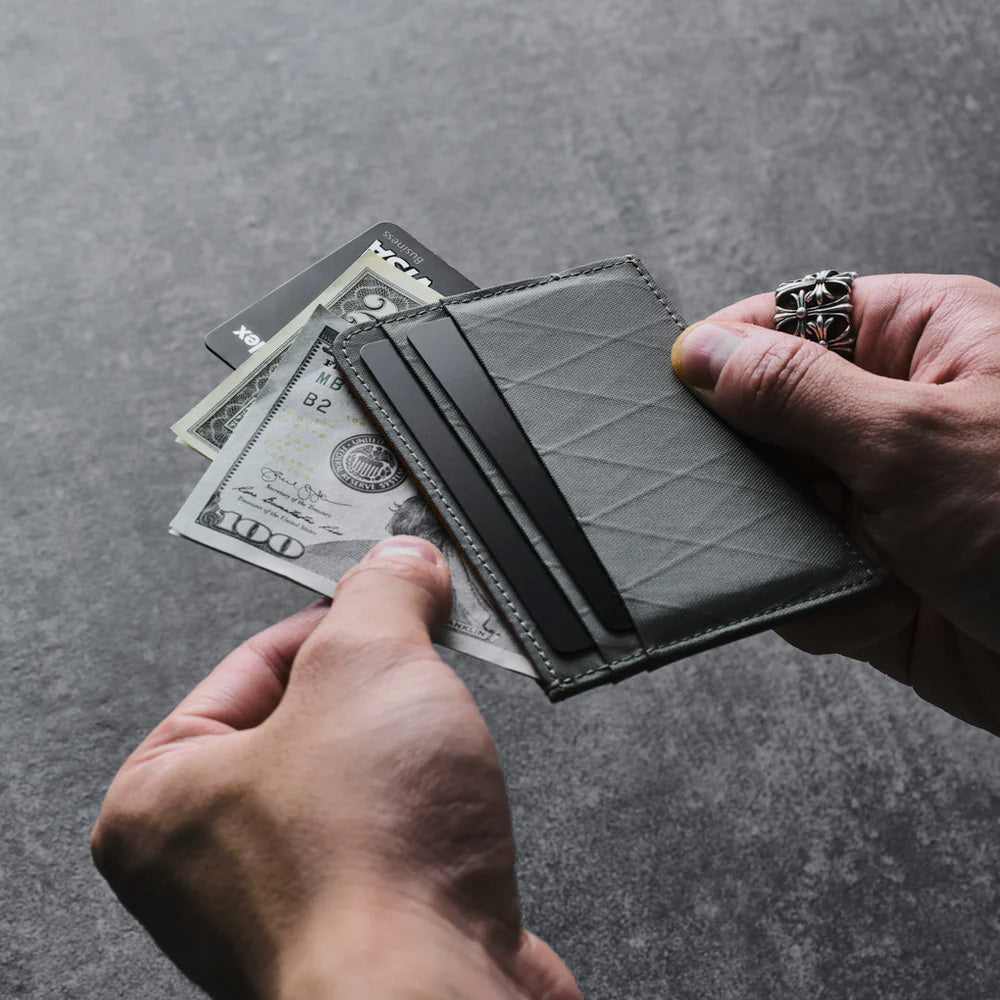 ALPAKA Ark Card Wallet X-Pac® VX21, Slate Grey