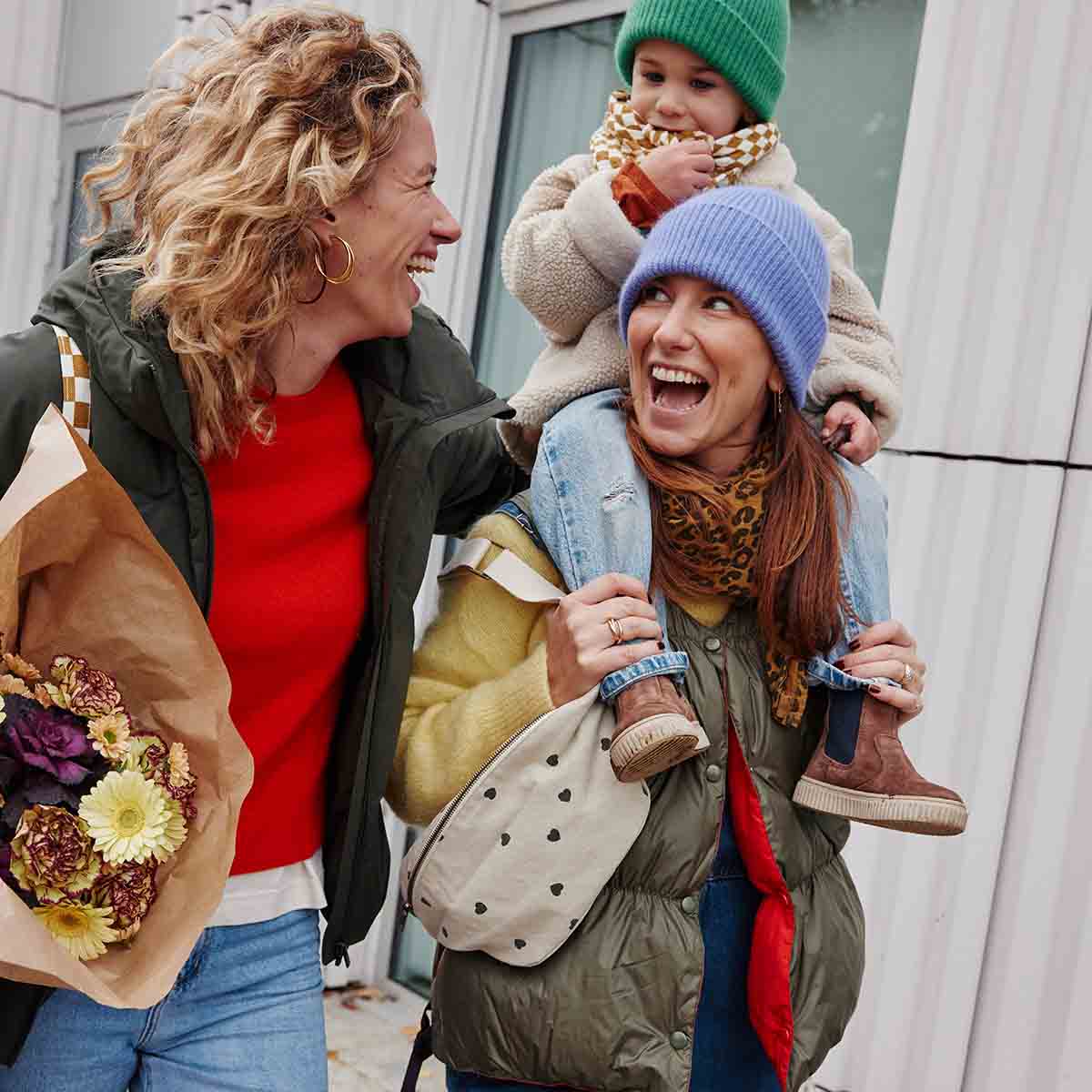 Rose in April Bum Bag, Heart Sand