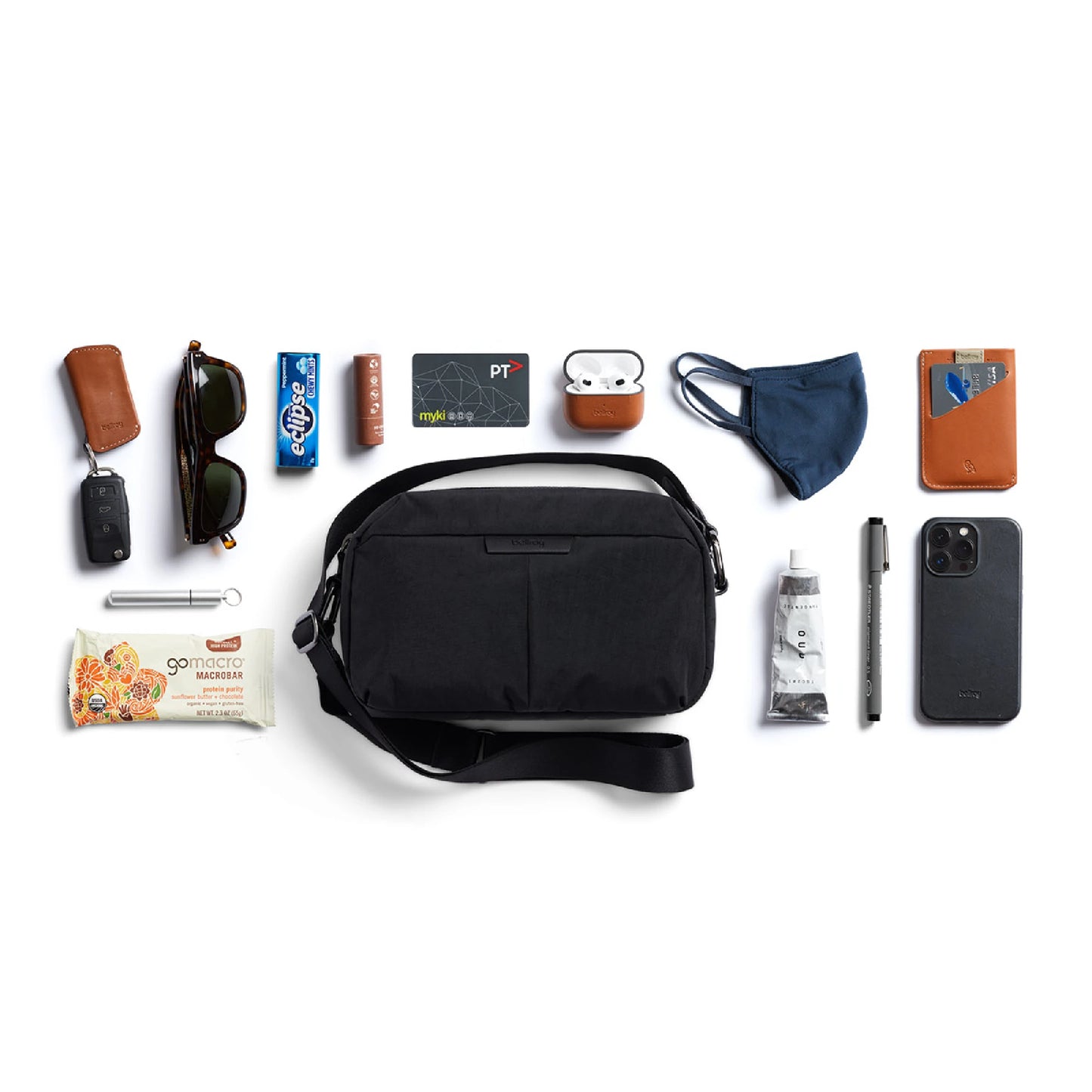 Bellroy Tokyo Crossbody 2L, Raven