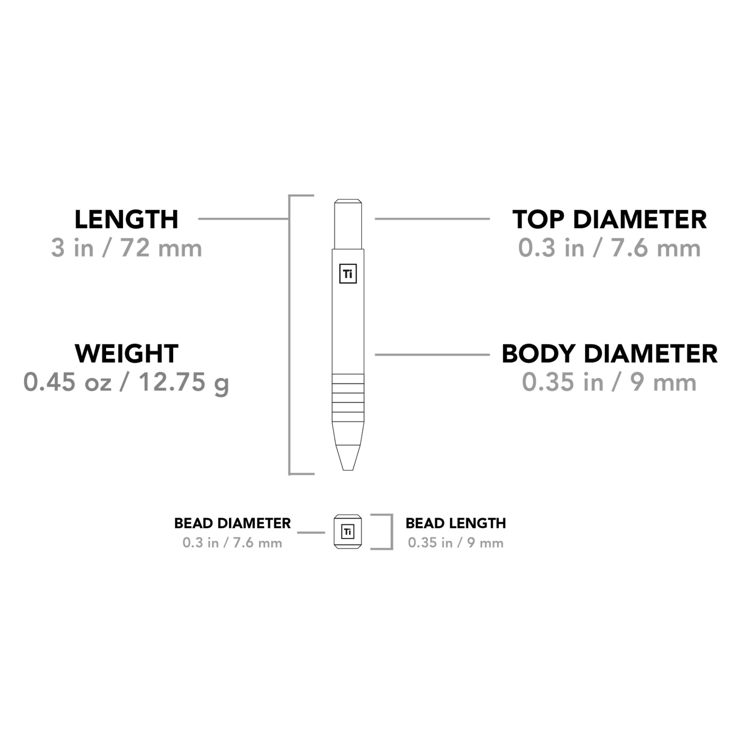 Big i Design Ti Mini Pen