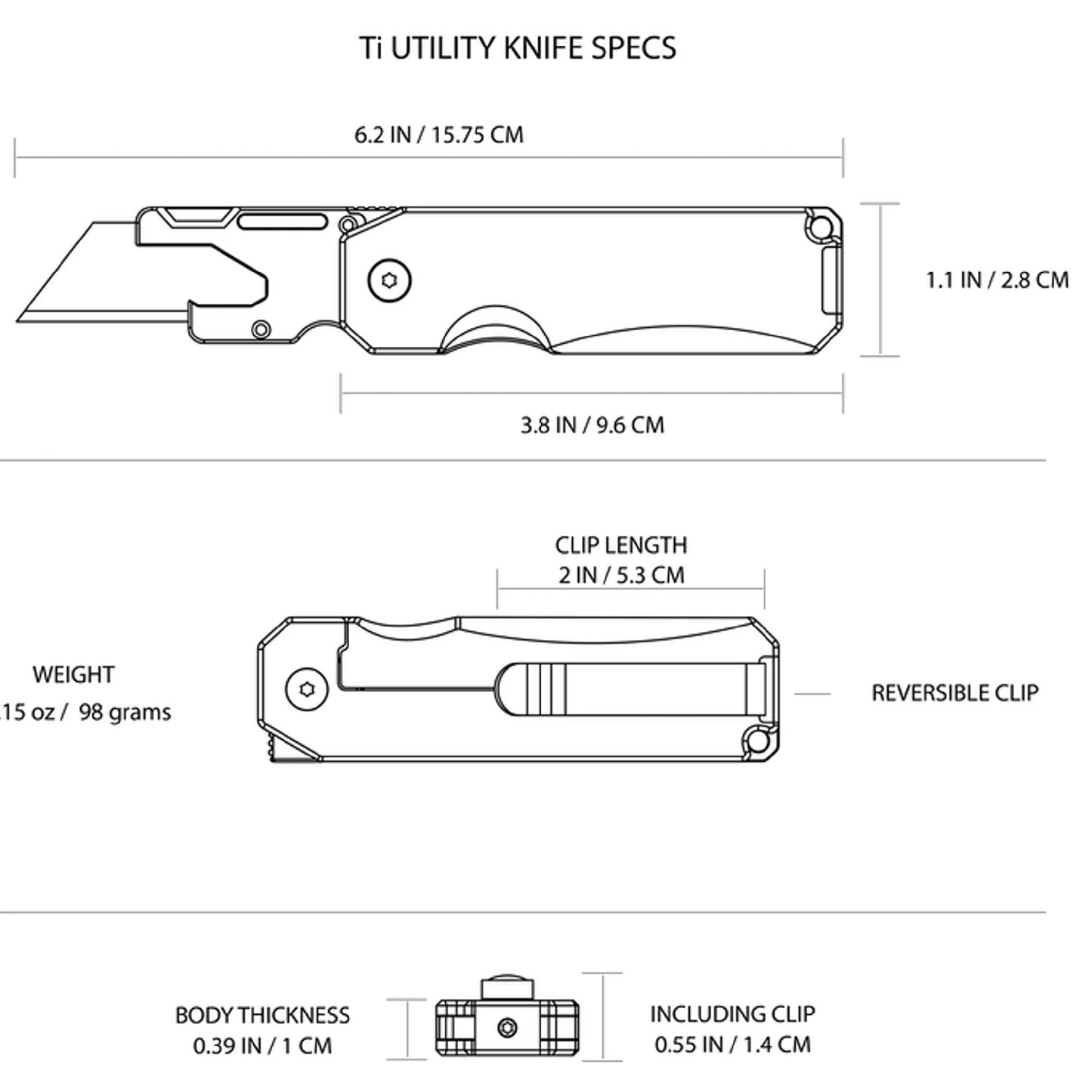 Big i Design Ti Utility Knife