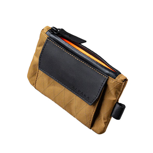 ALPAKA Zip Pouch Coin X-Pac® VX21, Coyote Brown