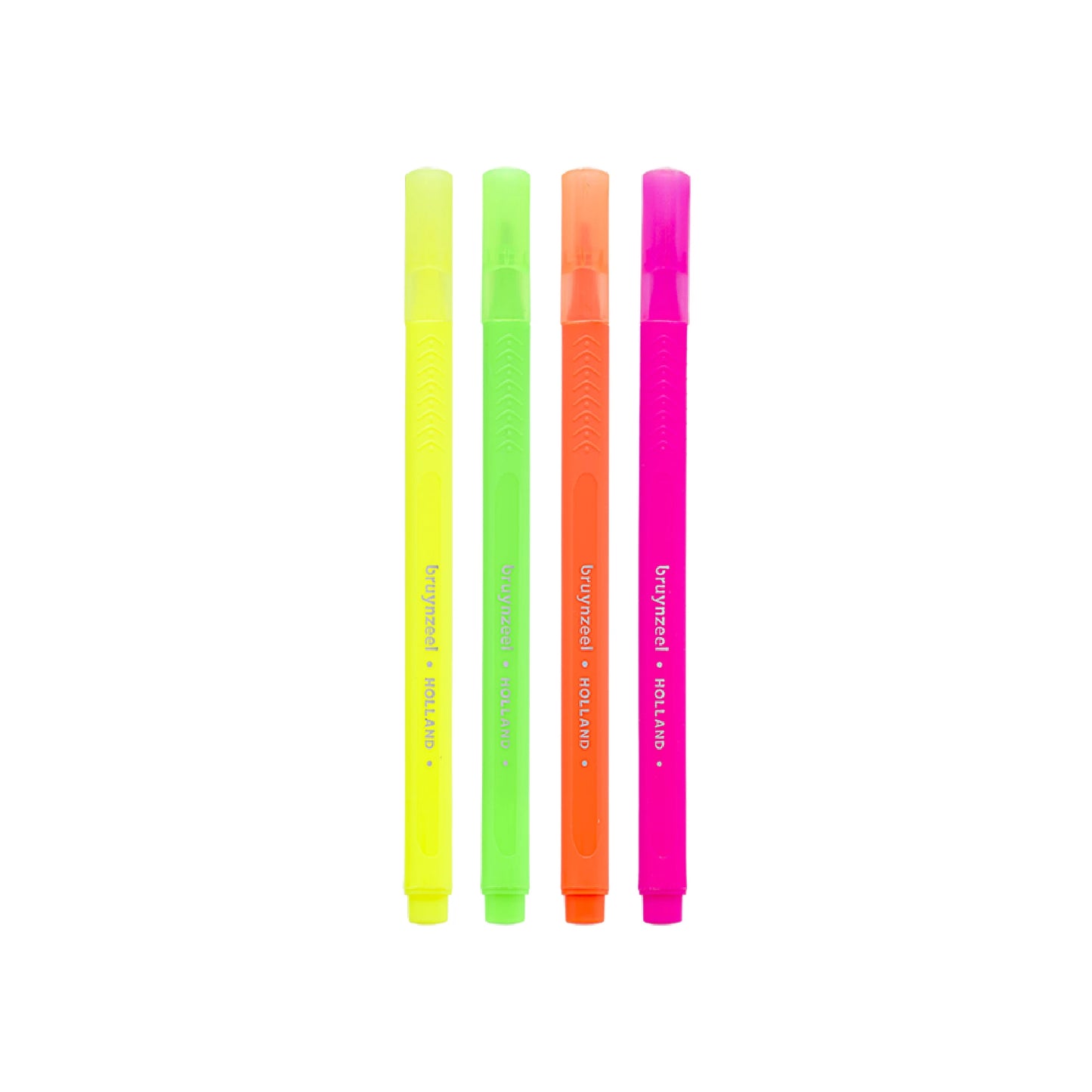 Bruynzeel Neon Highlighter Slim, 4-sett