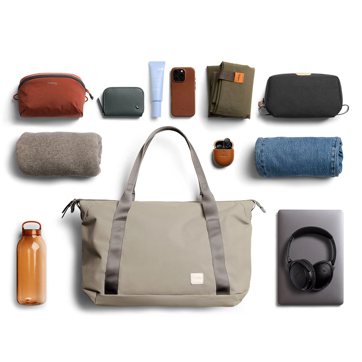 Bellroy Classic Getaway Bag, Steel
