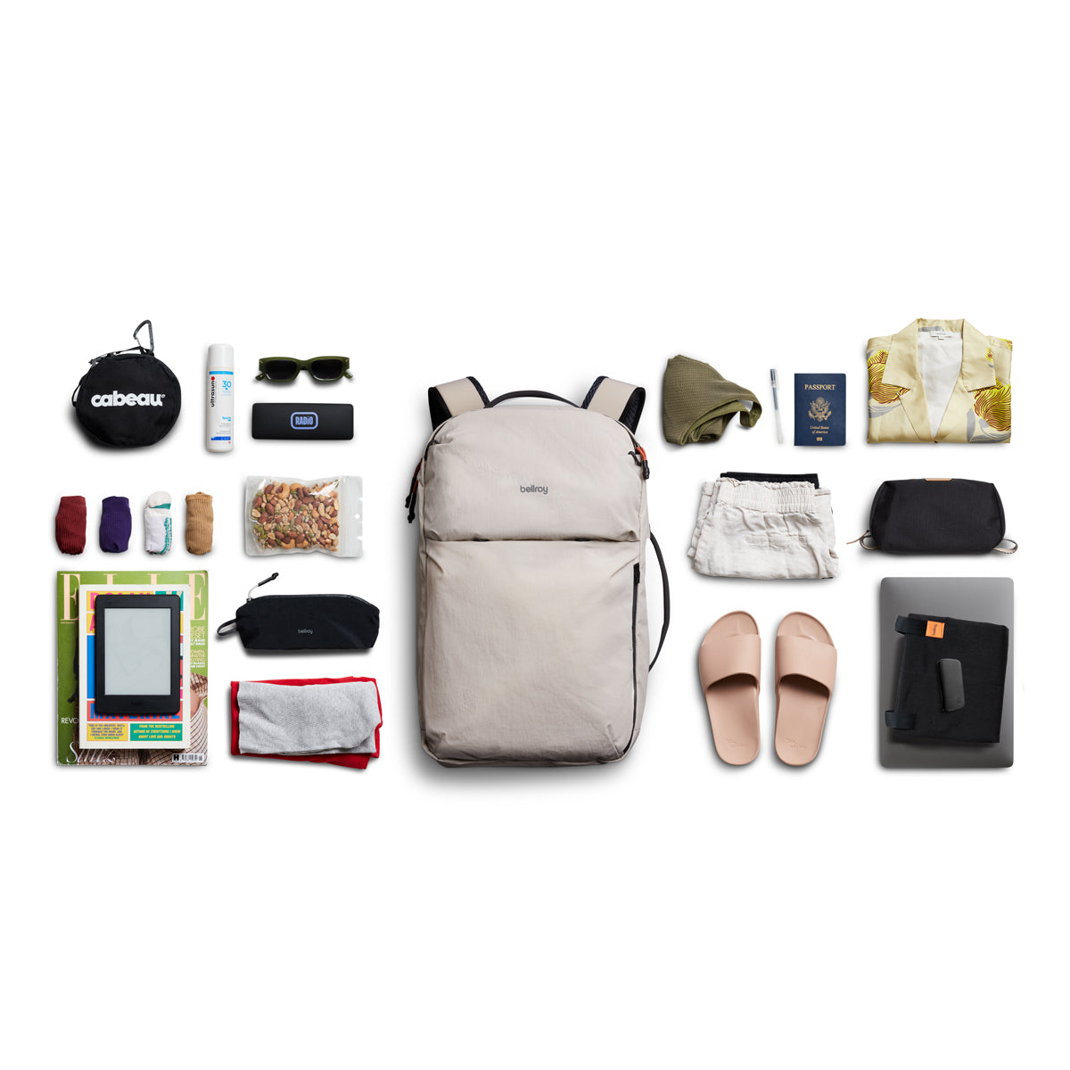 Bellroy Lite Travel Pack 30L, Ash