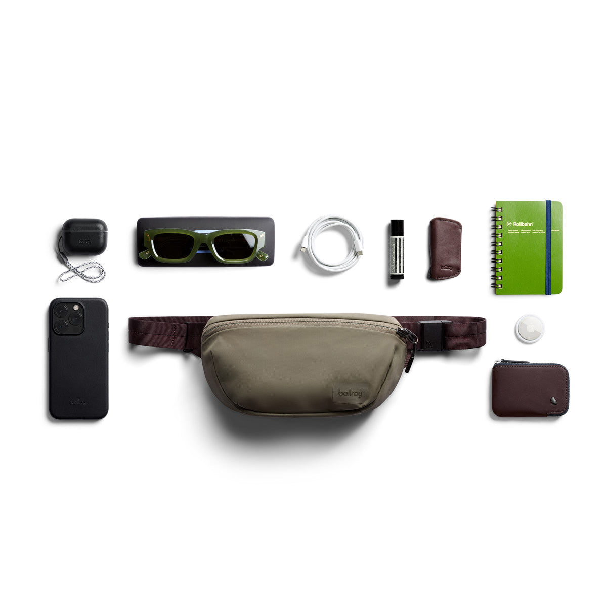 Bellroy Laneway Belt Bag 2L, Sea Kelp