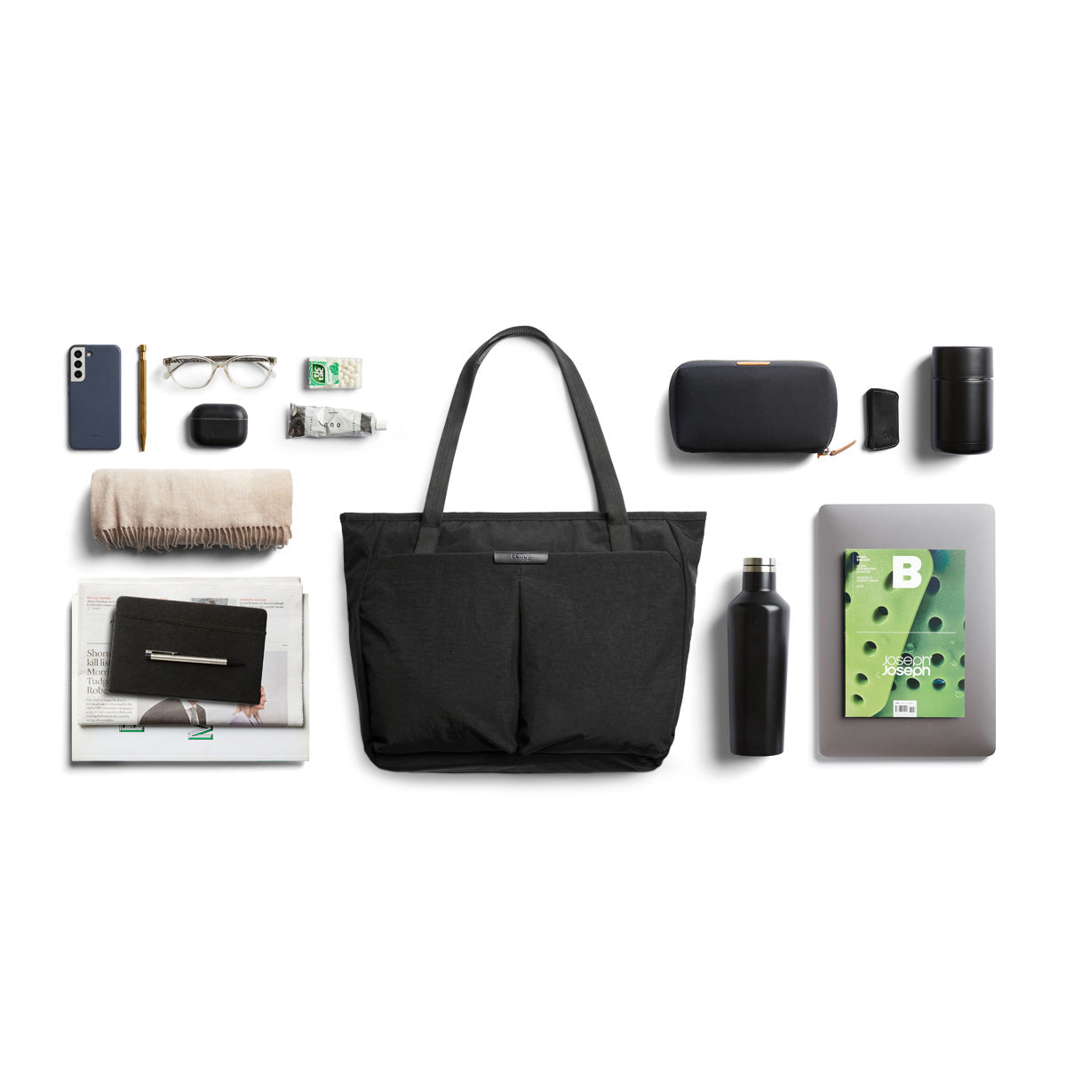 Bellroy Tokyo Wonder Tote 15L, Raven