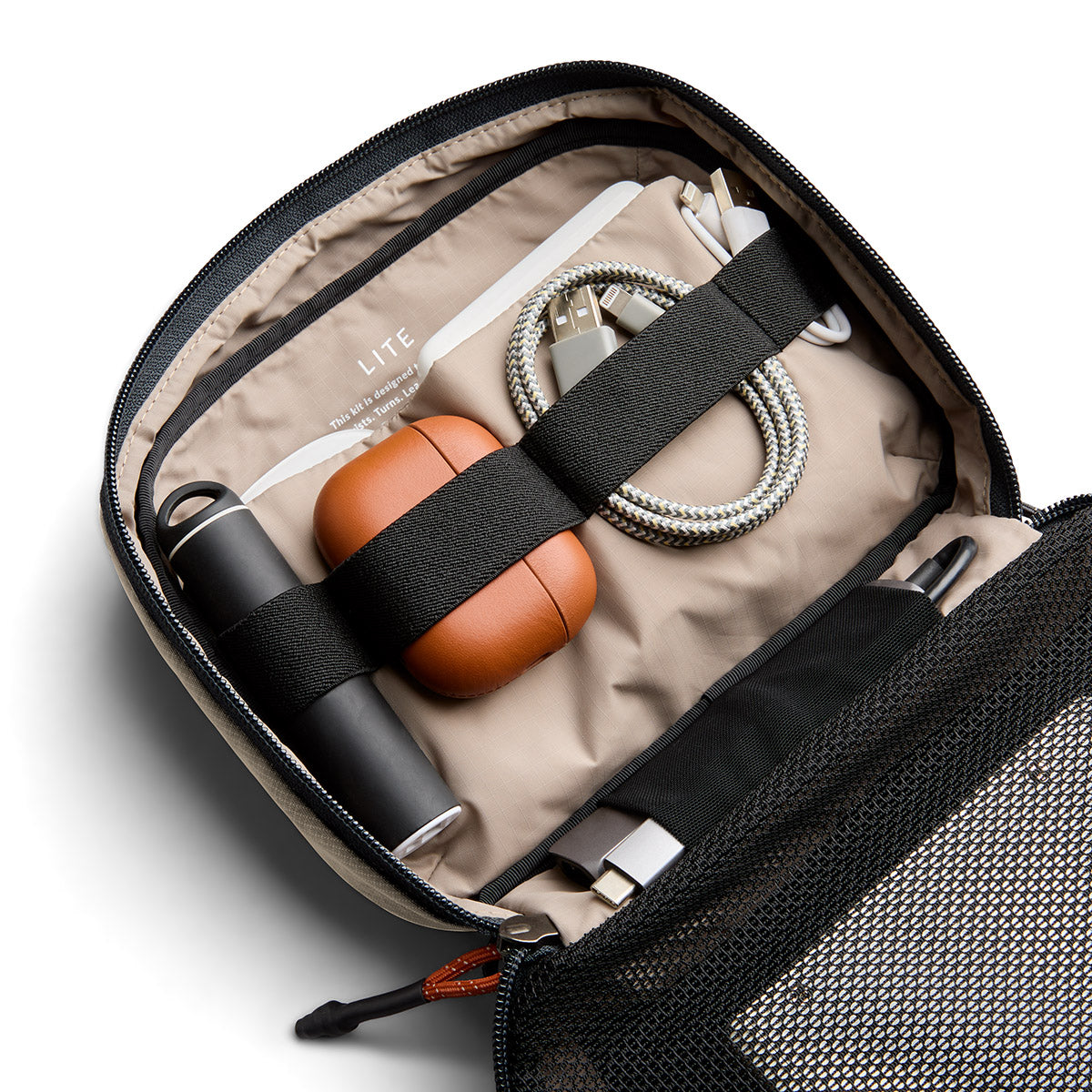 Bellroy Lite Tech Kit, Ash