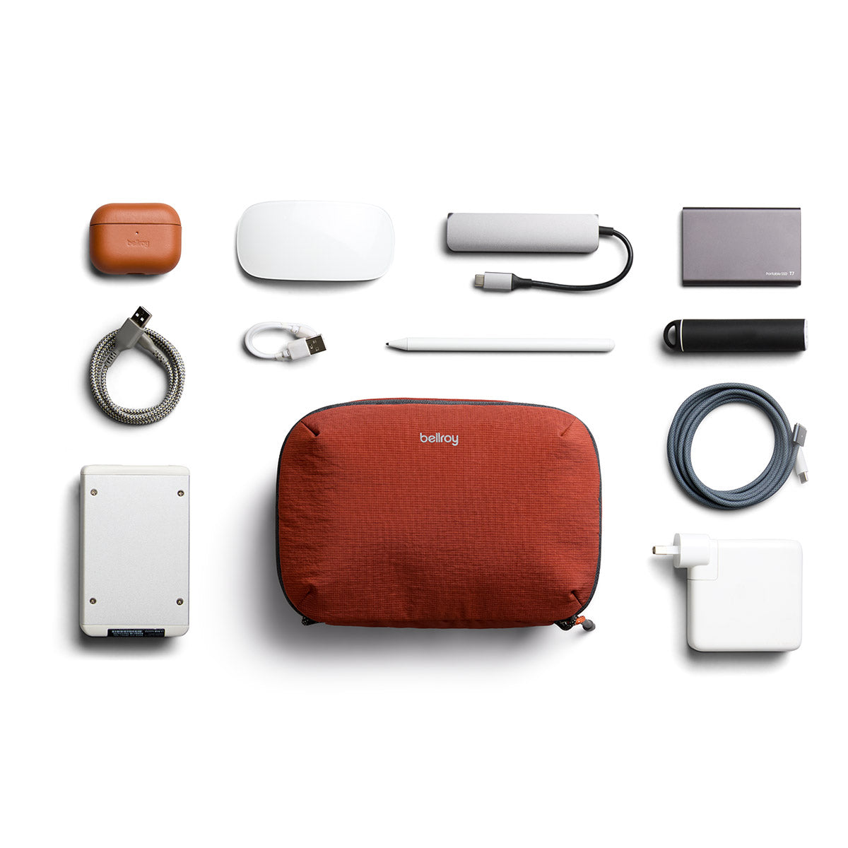 Bellroy Lite Tech Kit, Clay