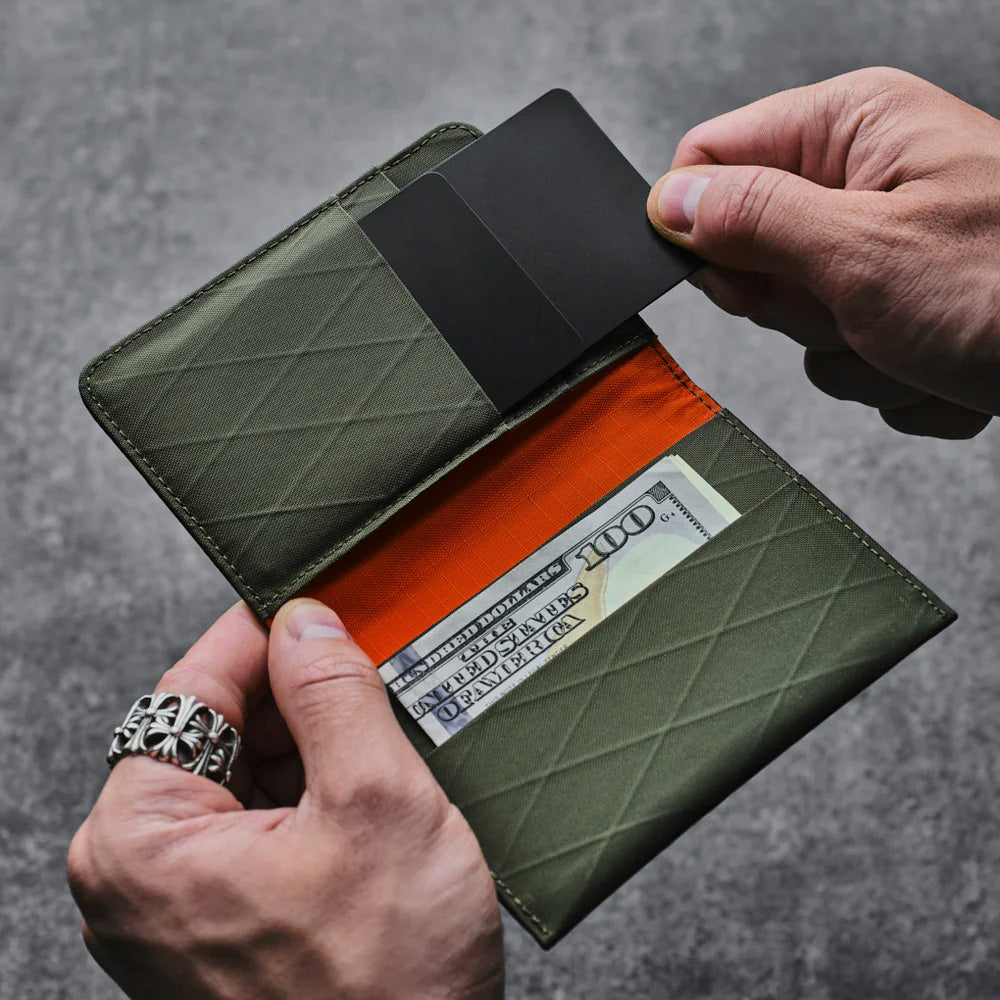 ALPAKA Ark Bifold Wallet X-Pac® VX21, Dark Green