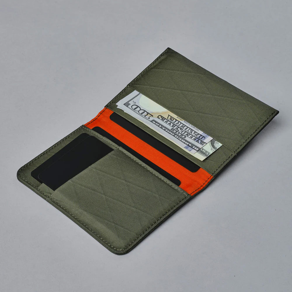 ALPAKA Ark Bifold Wallet X-Pac® VX21, Dark Green