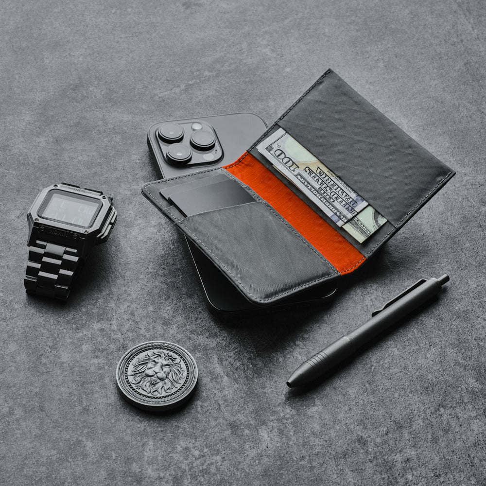 ALPAKA Ark Bifold Wallet X-Pac® VX21, Slate Grey