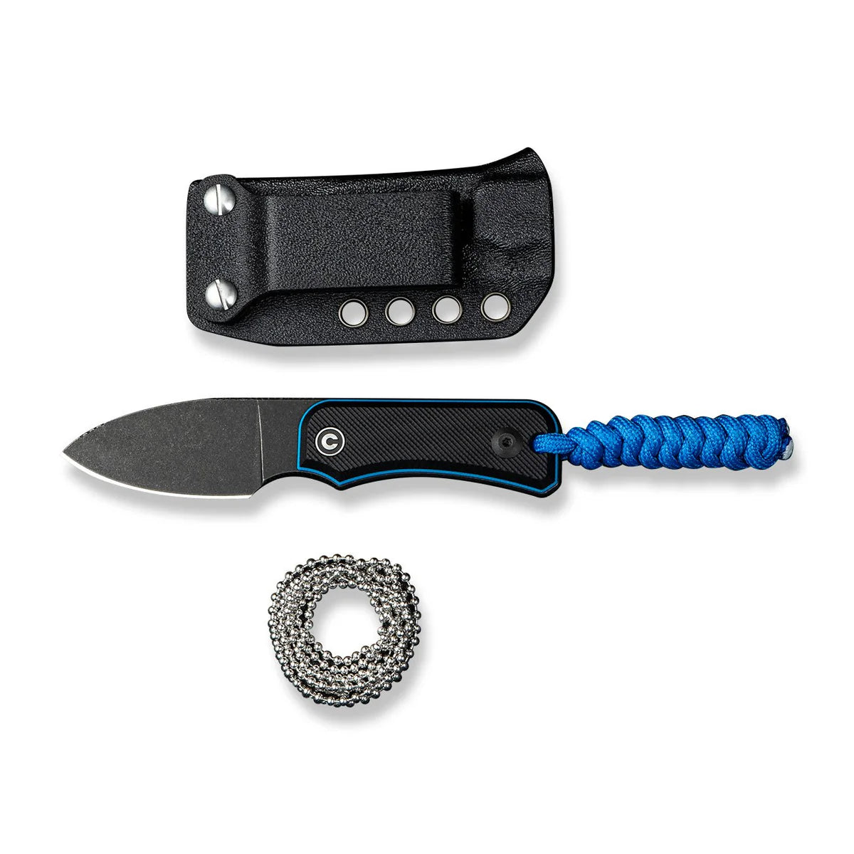 Civivi Baby Banter Fixed Blade, Black / Blue