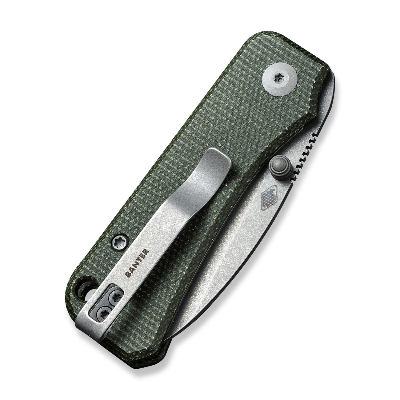 Civivi Baby Banter, Green Micarta