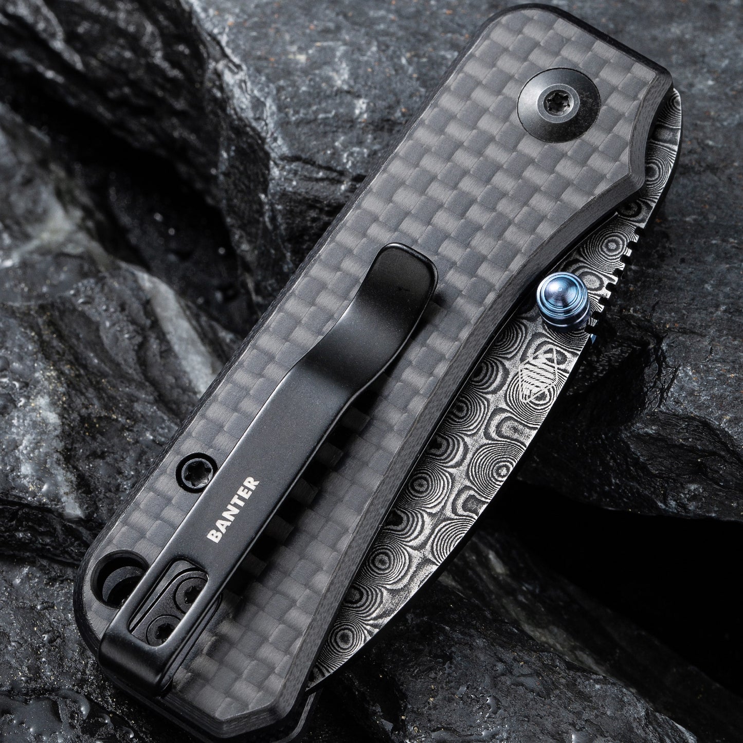 Civivi Baby Banter G10, Twill Carbon Fiber