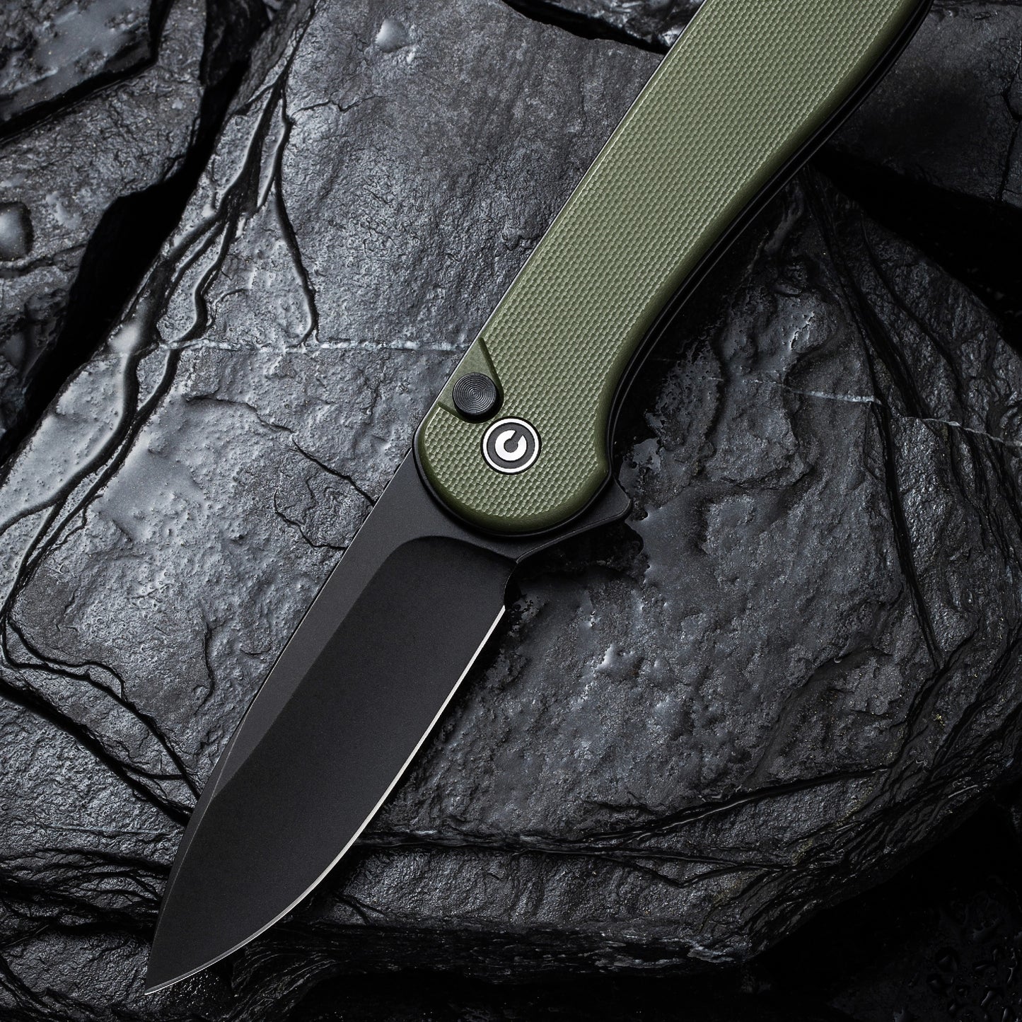 Civivi Button Lock Elementum II, OD Green