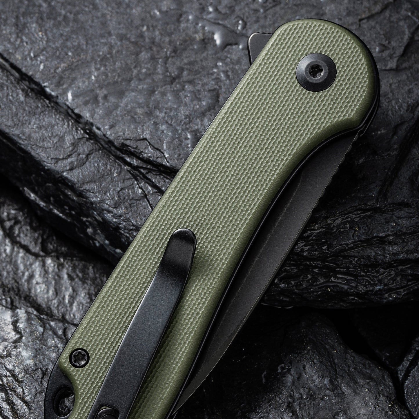 Civivi Button Lock Elementum II, OD Green