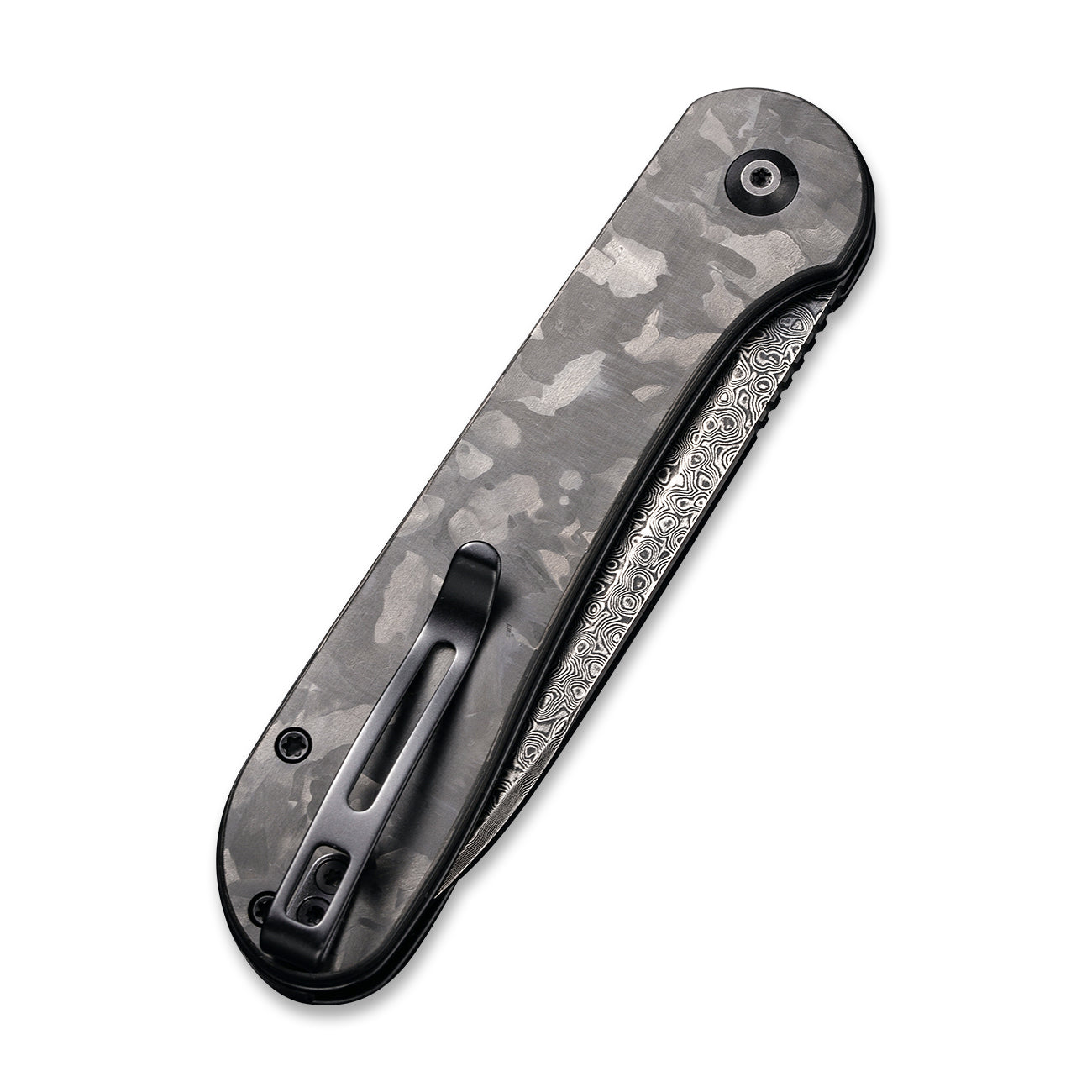 Civivi Button Lock Elementum, Marble Carbon Fiber