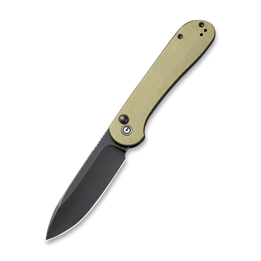 Civivi Button Lock Elementum, Olive Micarta