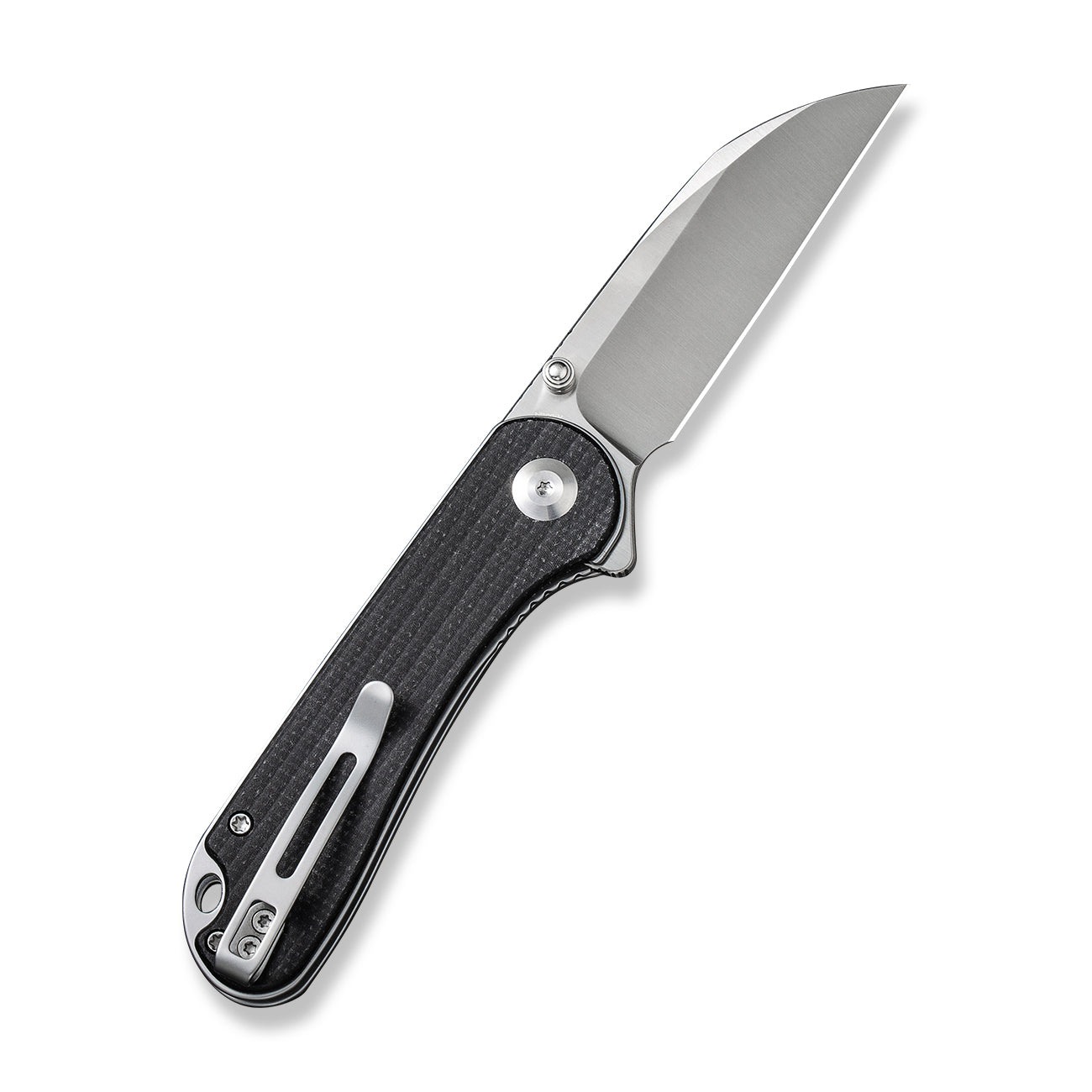 Civivi Elementum, Black Canvas Micarta Wharncliffe