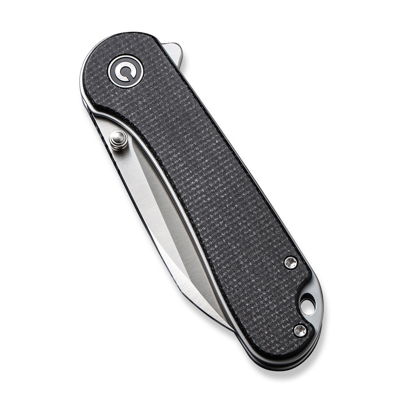 Civivi Elementum, Black Canvas Micarta Wharncliffe