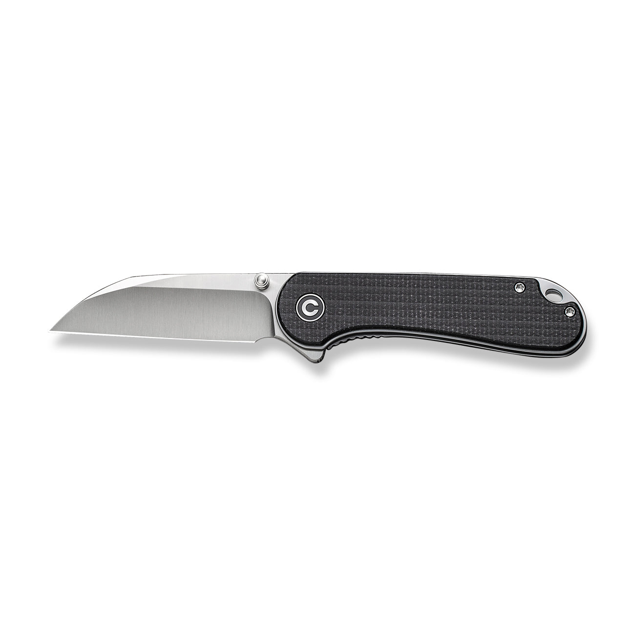 Civivi Elementum, Black Canvas Micarta Wharncliffe