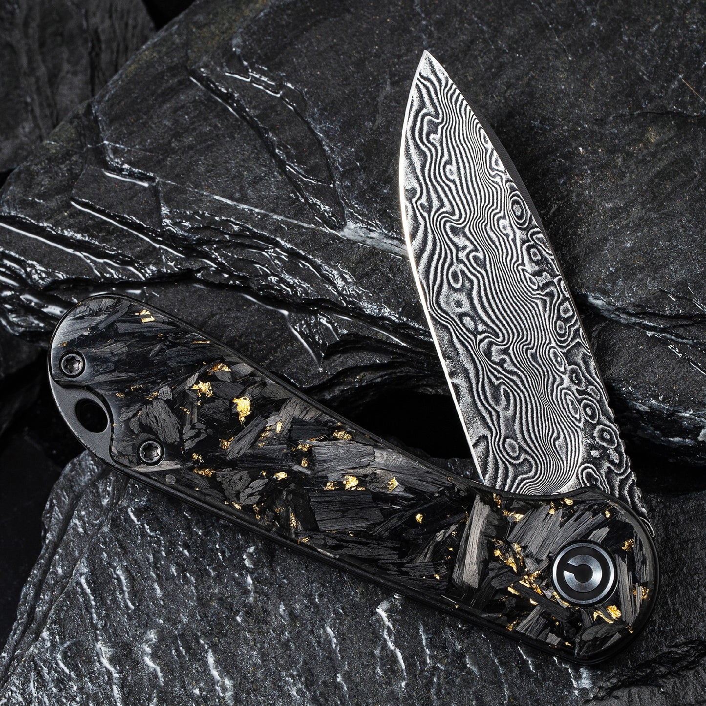 Civivi Elementum, Carbon Fiber / Gold