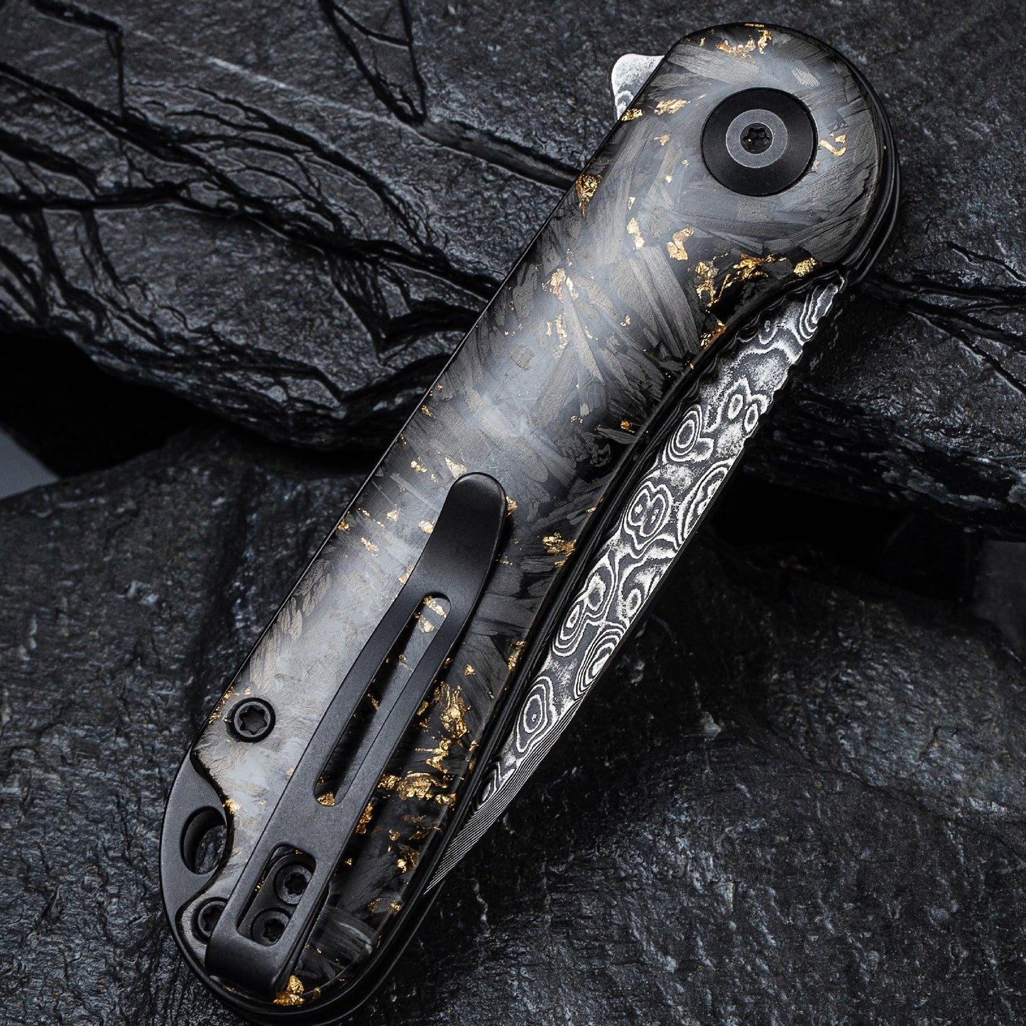 Civivi Elementum, Carbon Fiber / Gold