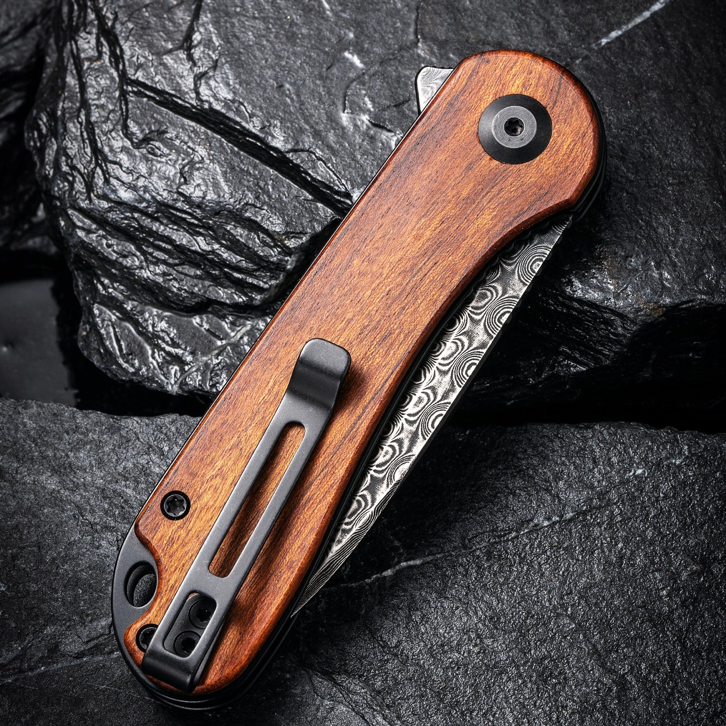 Civivi Elementum, Cuibourtia Wood / Black