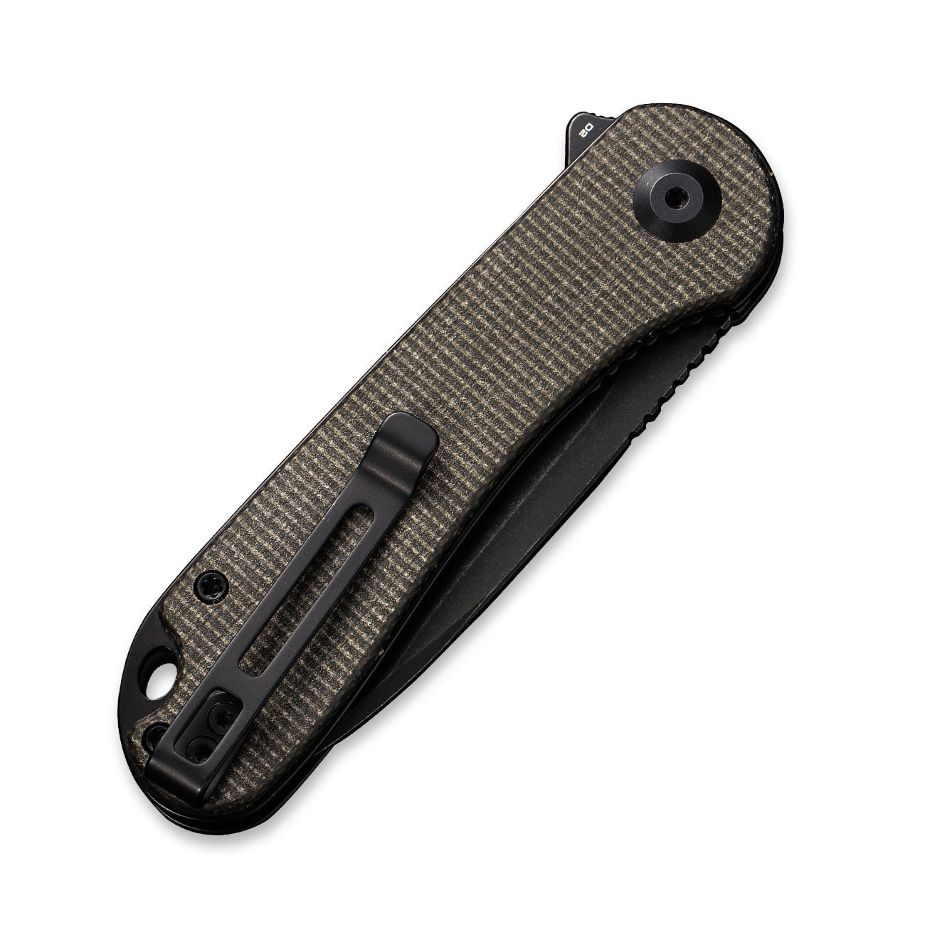 Civivi Elementum, Dark Green Micarta / Black