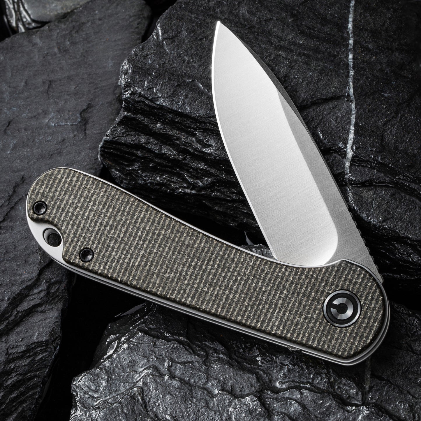 Civivi Elementum, Dark Green Micarta