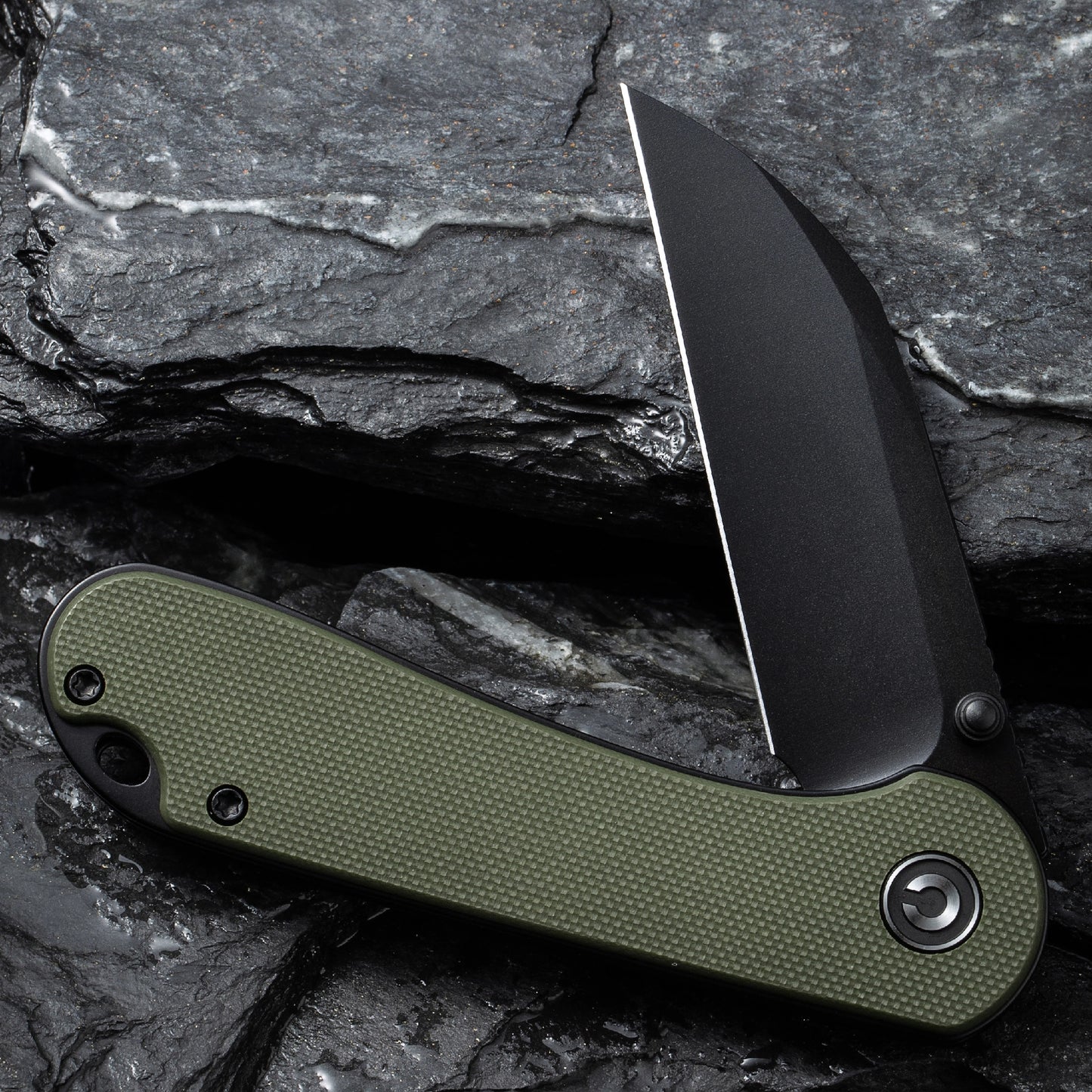 Civivi Elementum, OD Green Wharncliffe