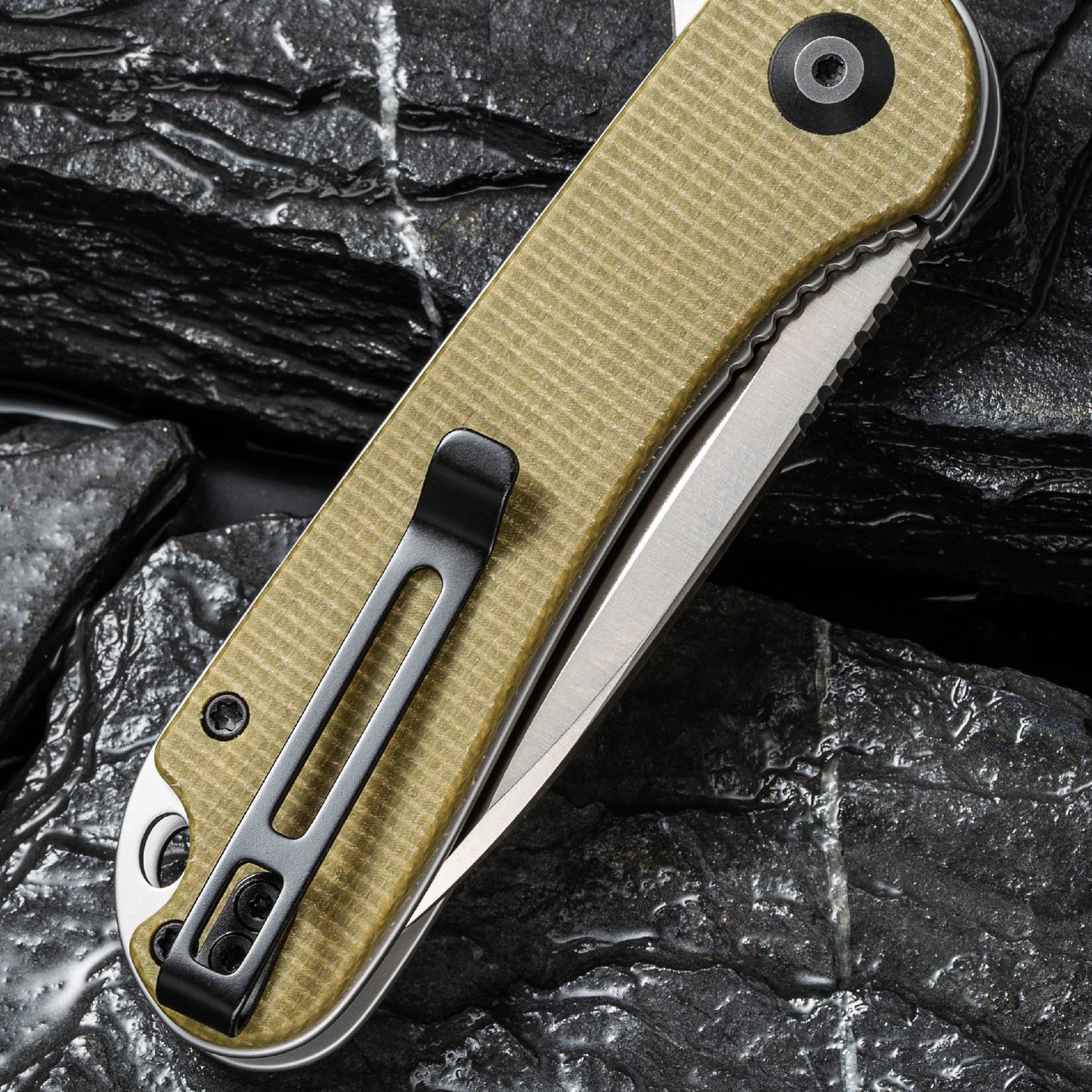 Civivi Elementum, Olive Micarta