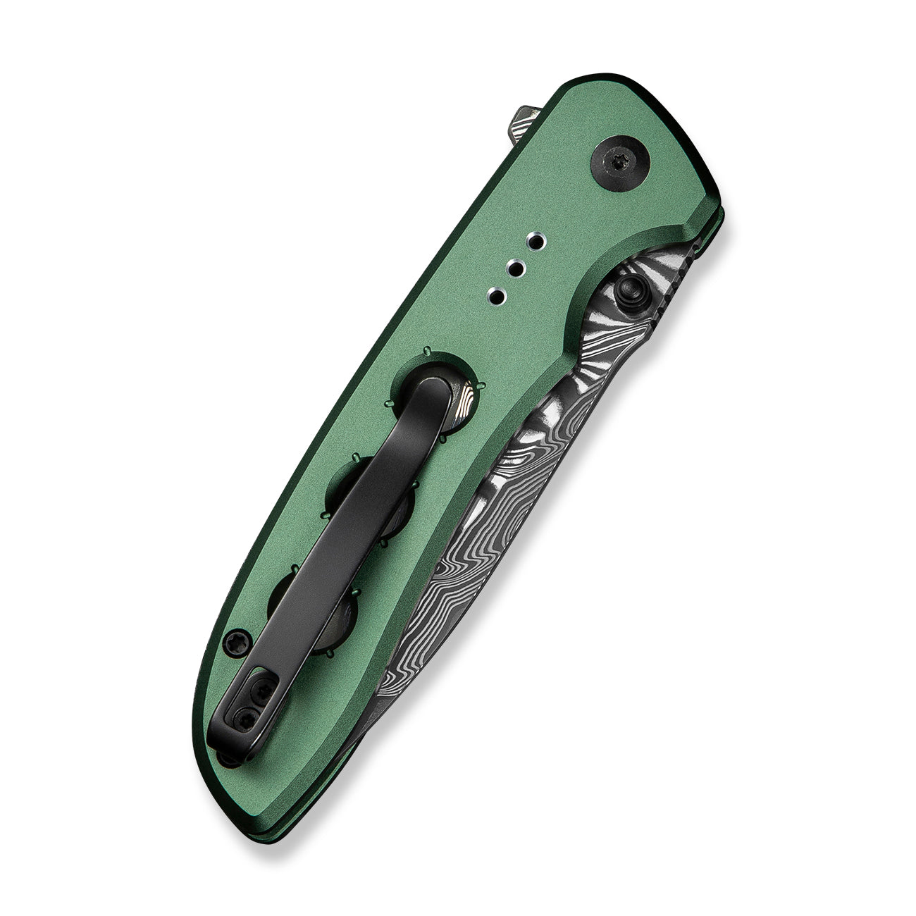 Civivi Hyperpulse, Green / Damascus Blade