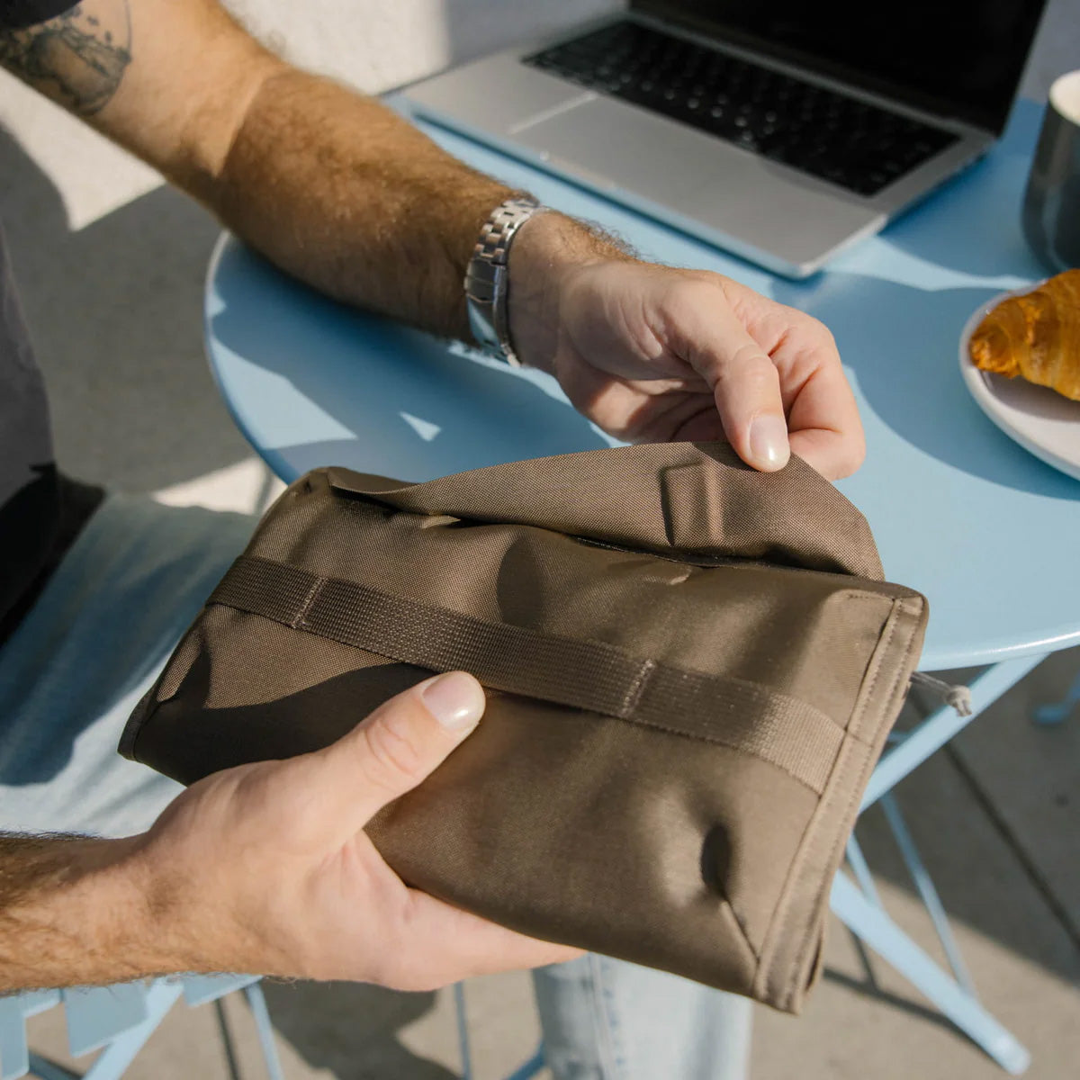 EVERGOODS Civic Access Pouch 1L, Fossil Brown