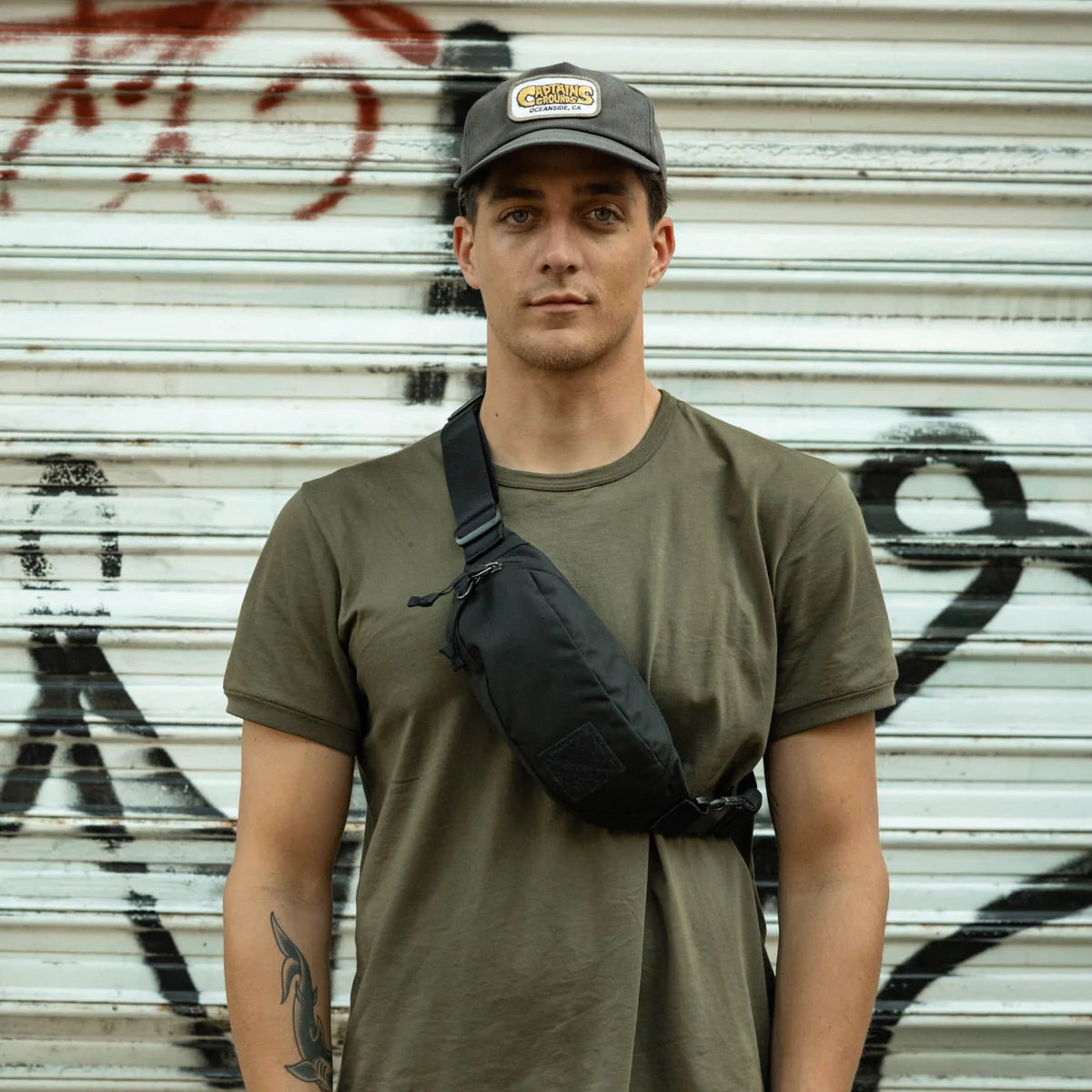 EVERGOODS Civic Access Sling 1L, Solution Dyed Black