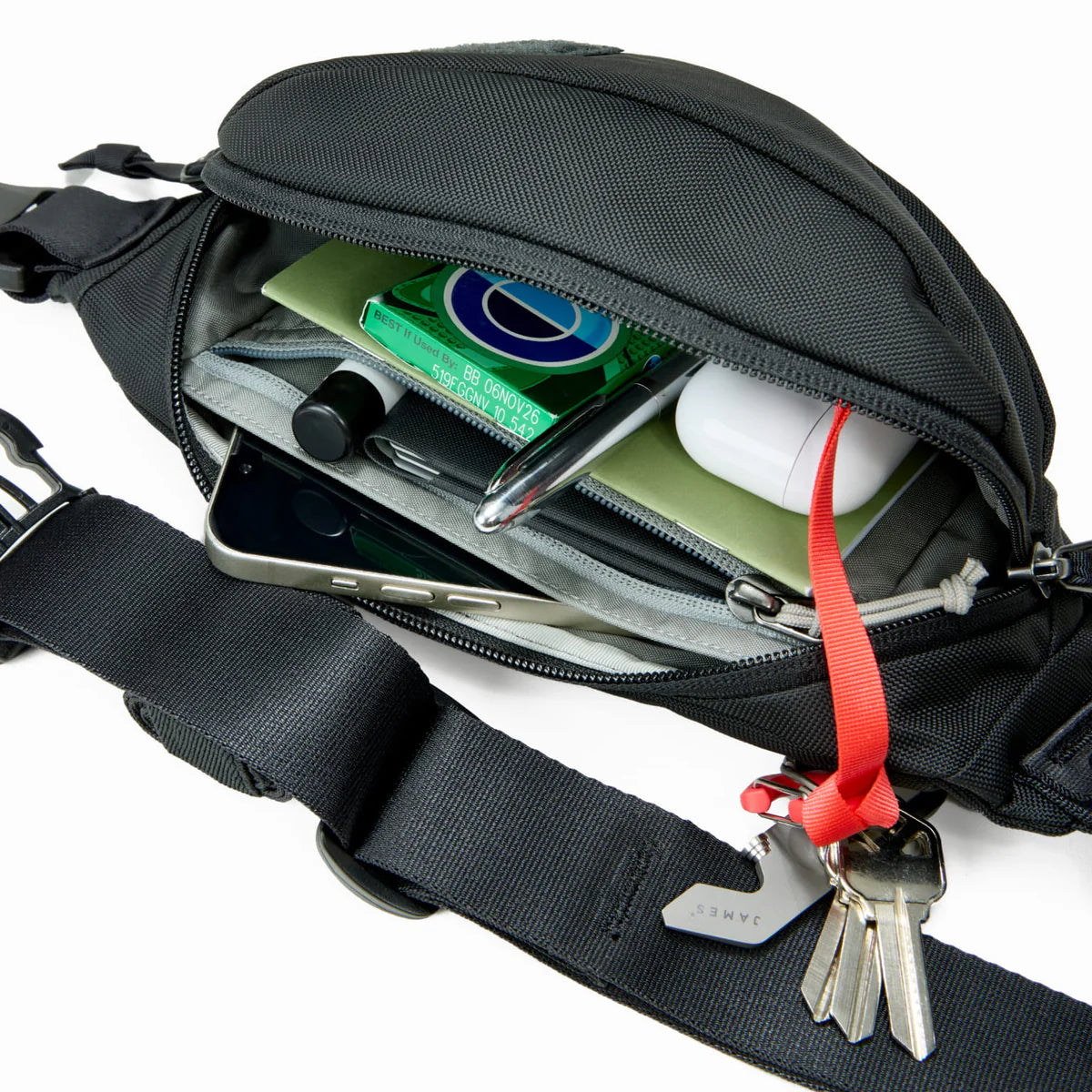 EVERGOODS Civic Access Sling 1L, Solution Dyed Black