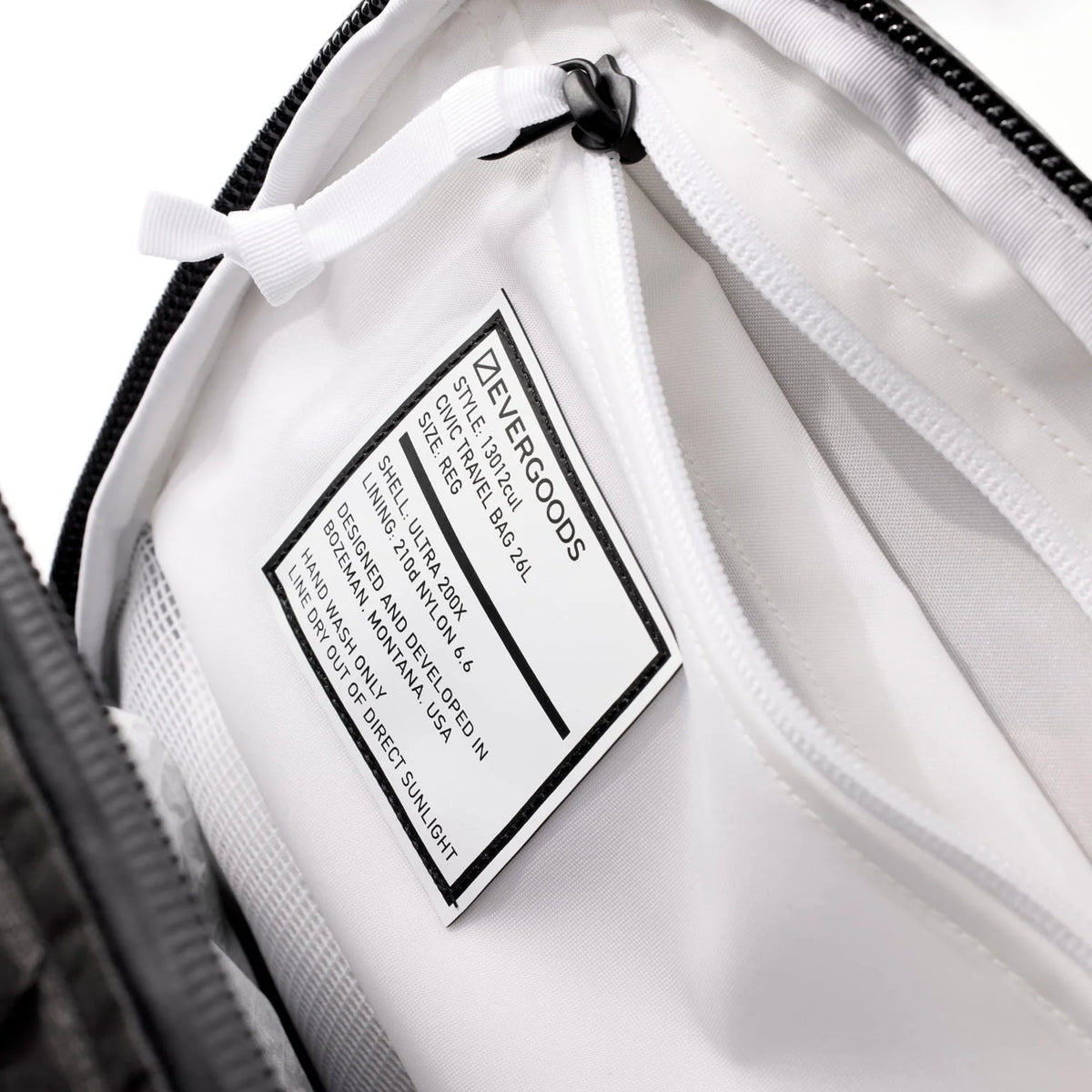 EVERGOODS Civic Travel Bag 26L, Black Magic ULTRA 200X