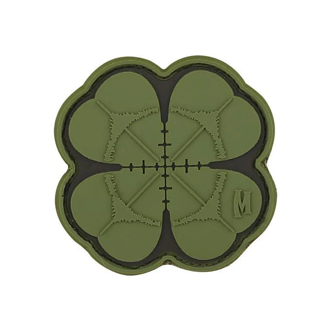 Maxpedition Lucky Shot Clover Morale Patch, Full Color