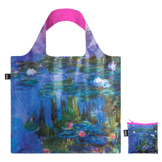 LOQI Claude Monet Water Lilies Recycled Bag