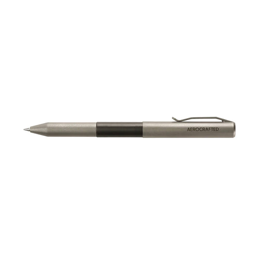 Aerocrafted Contrail Pocket Pen Titanium/Ultem, Pocket Clip