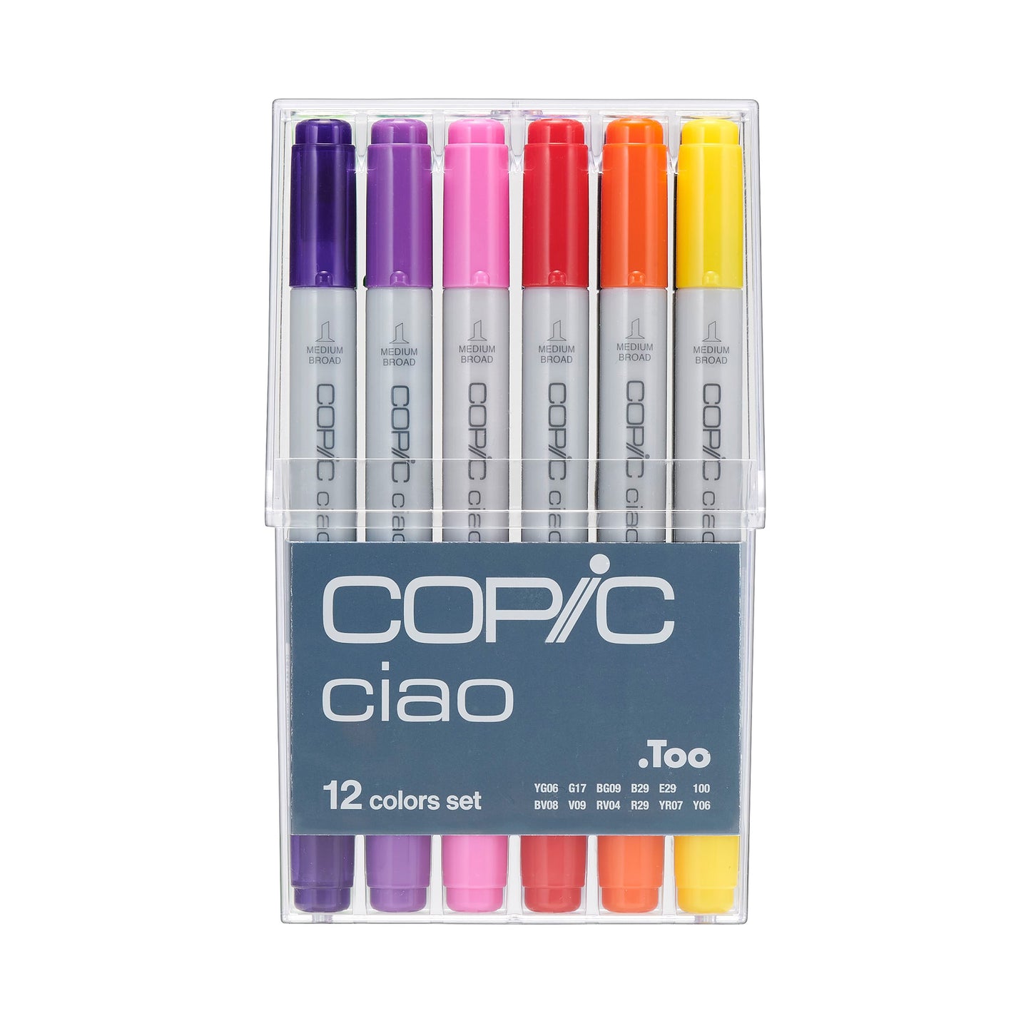 Copic Marker Ciao Basic Colour, 12-sett
