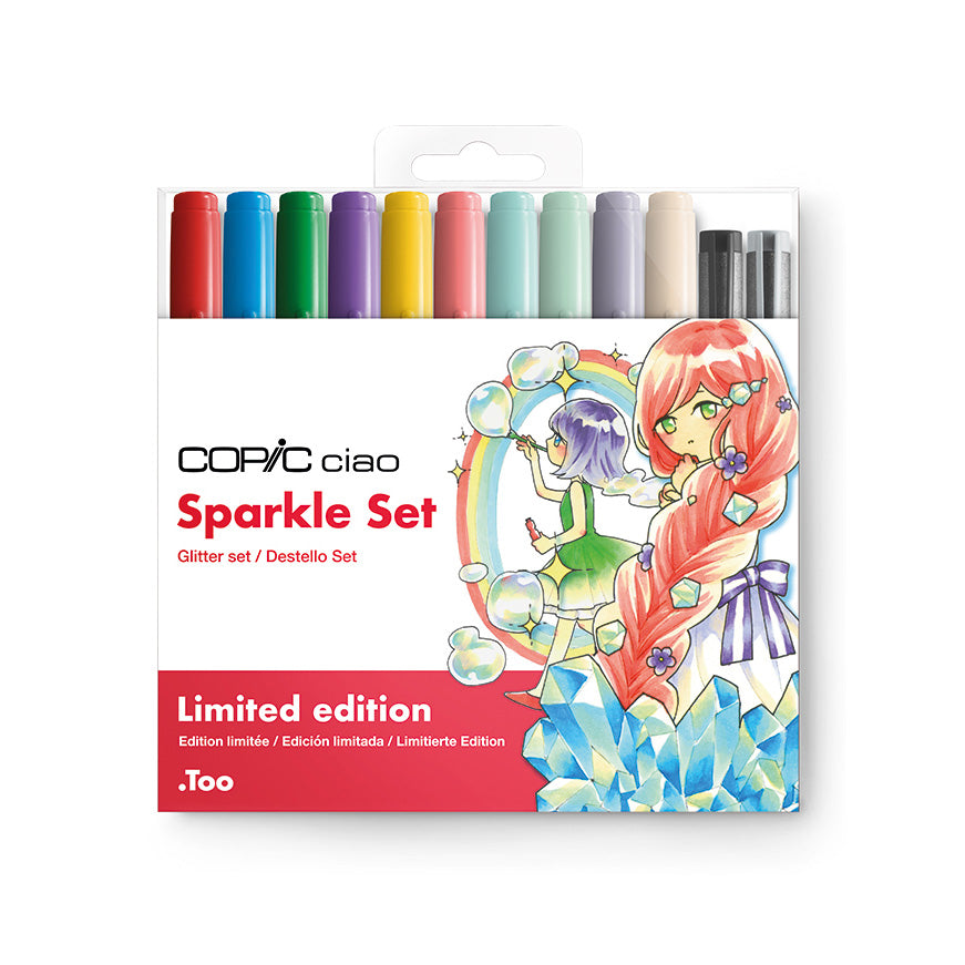 Copic Marker Ciao Sparkle Limited Edition, 12-sett