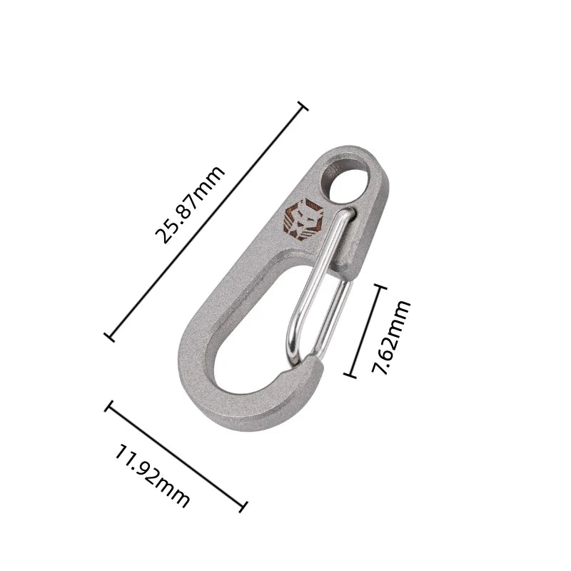 RovyVon RC01 Titanium Keyring Carabiner