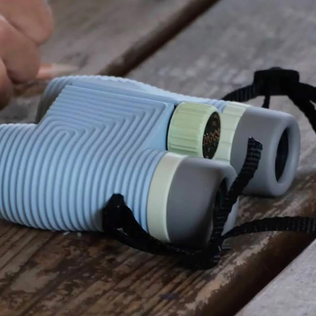 Nocs Provisions Inspector Binocular Standard Issue 10x25, Celeste Blue
