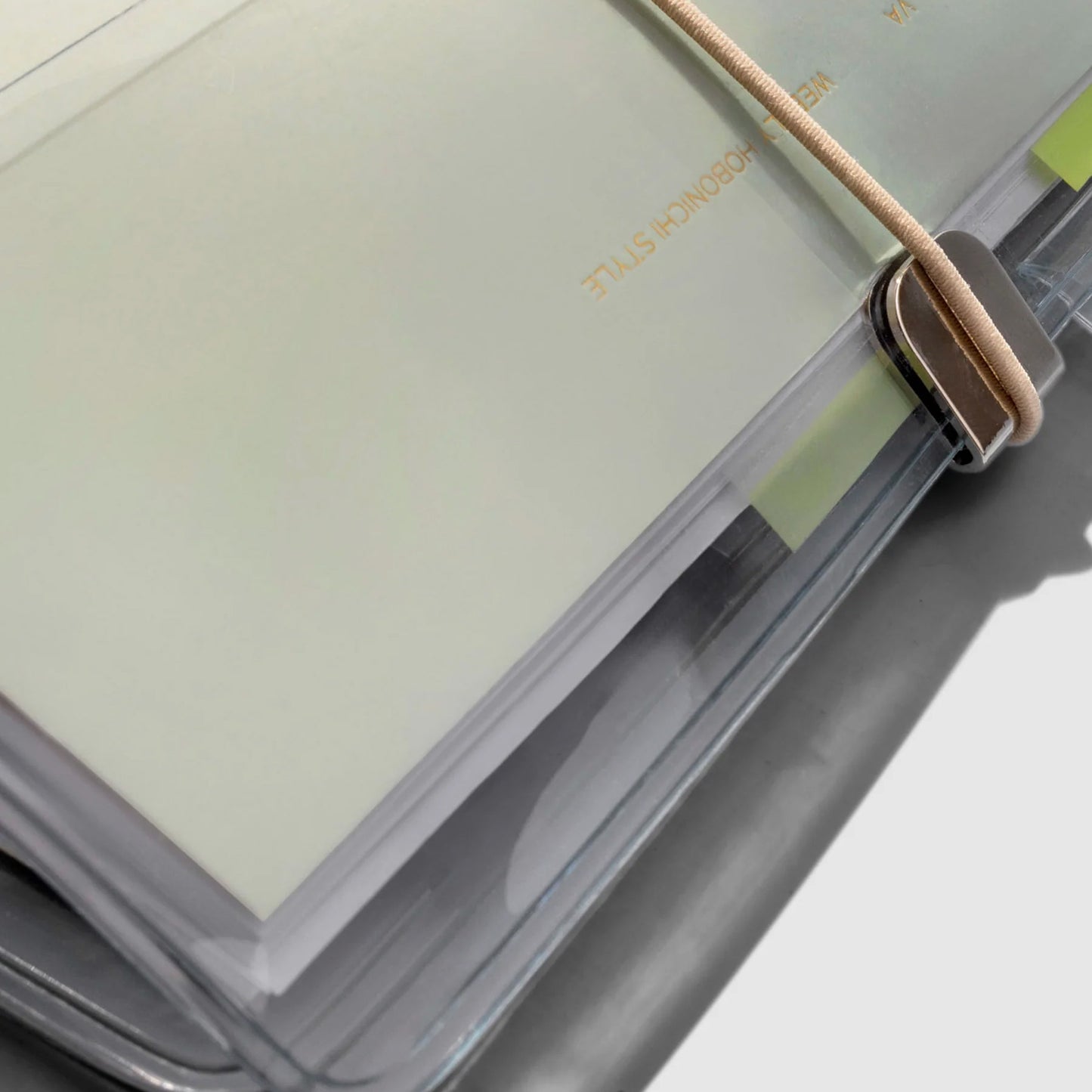 Cloth & Paper Clear Vinyl Travel Notebook Cover, Pocket Plus